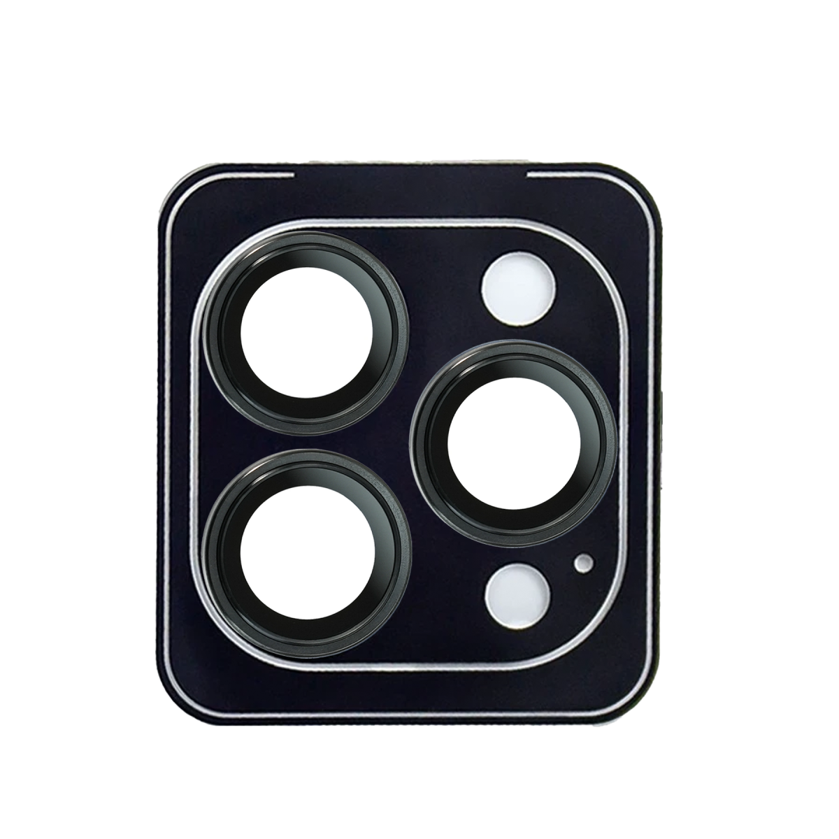 URR Apple iPhone 15 Pro Max Titanium Alloy AR Kamera Lens Koruyucu - Siyah