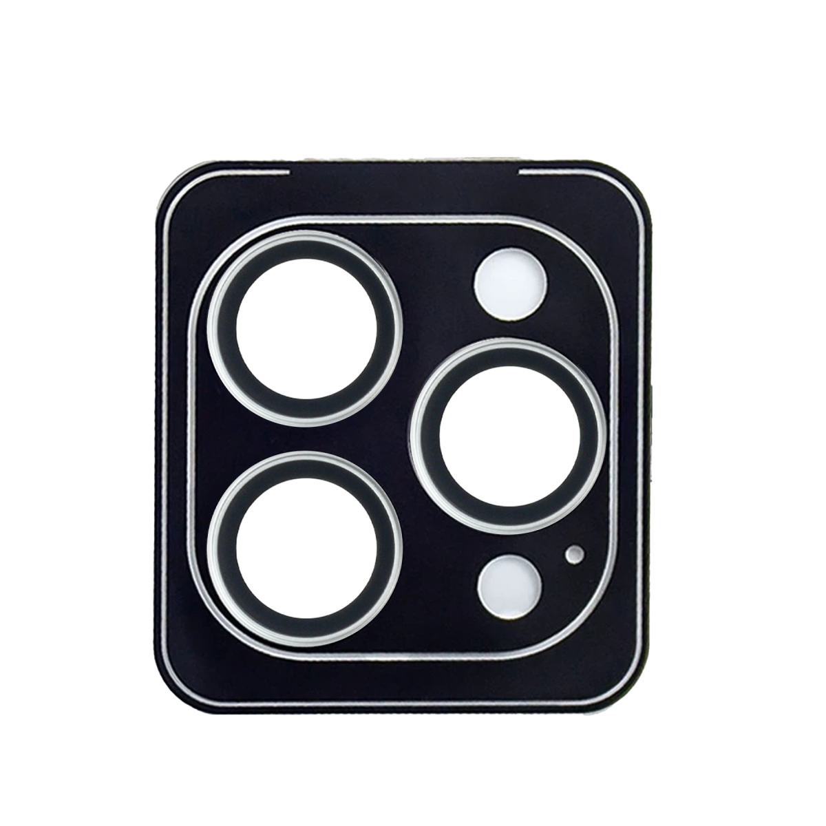 URR Apple iPhone 14 Pro Max Titanium Alloy AR Kamera Lens Koruyucu - Gümüş