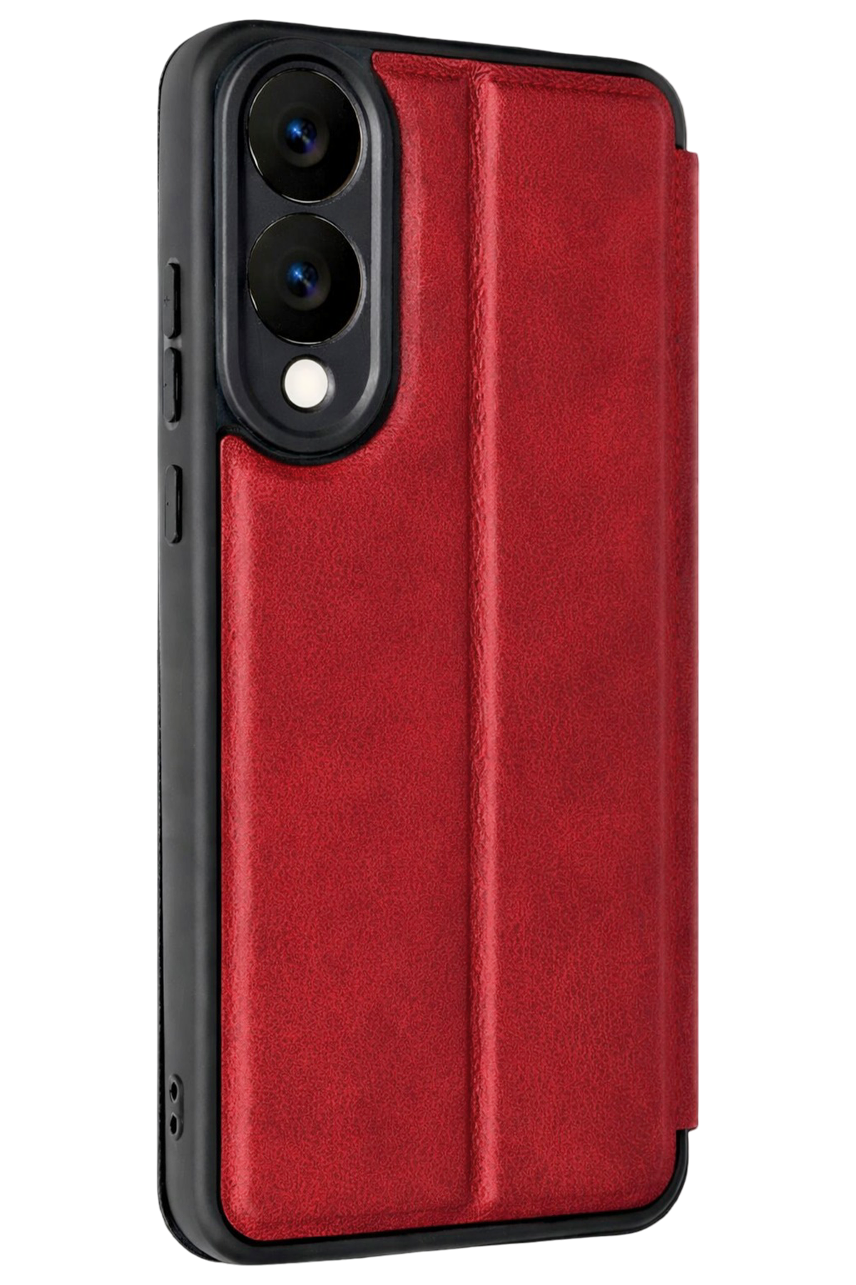 Newface Samsung Galaxy S25 Edge Flip Cover - Kırmızı