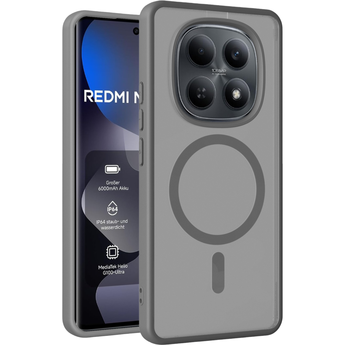 Joko Xiaomi Redmi Note 15 Pro 5G Jota Magsafe Kapak - Titan Gri