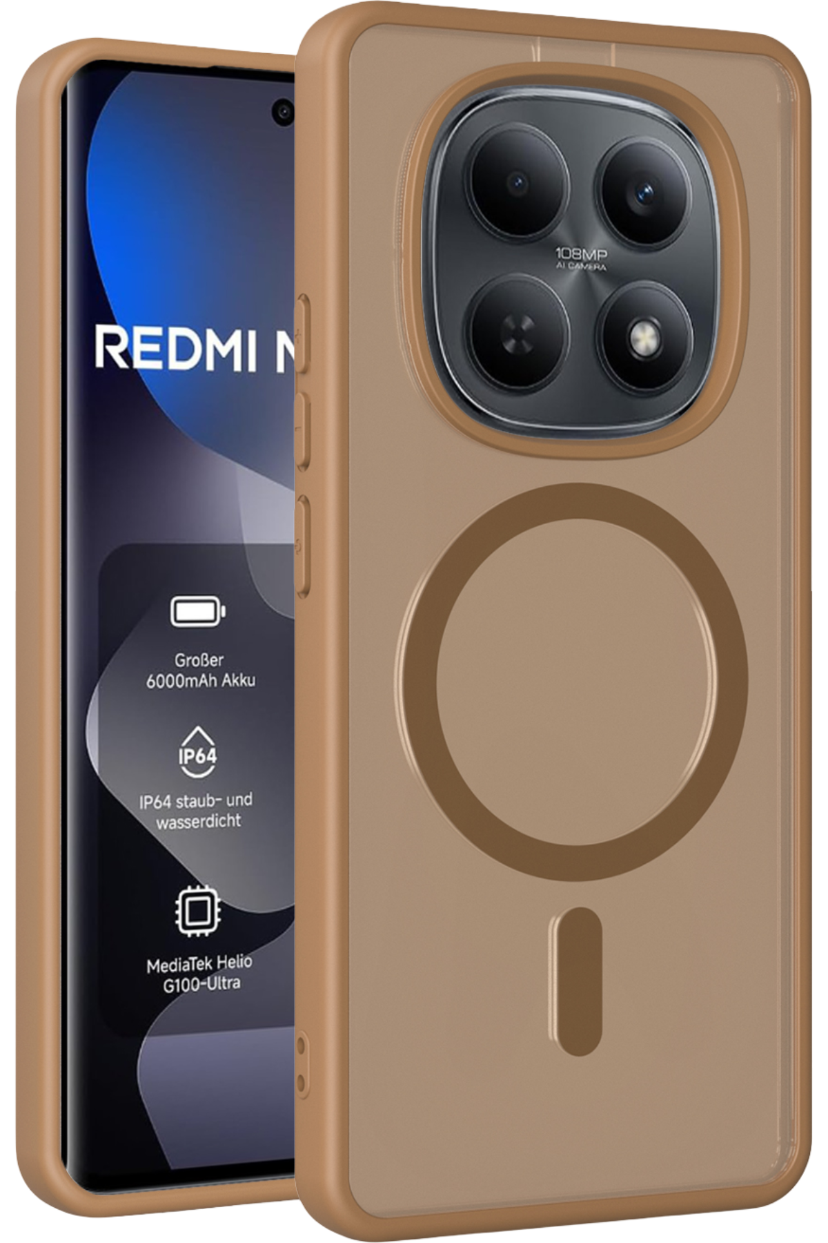 Joko Xiaomi Redmi Note 15 Pro 5G Jota Magsafe Kapak - Çöl Titanyum