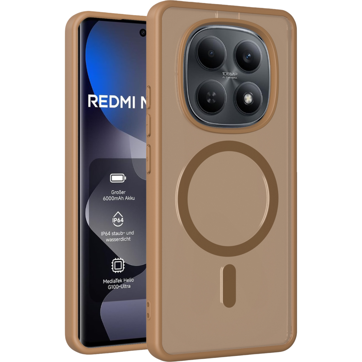 Joko Xiaomi Redmi Note 15 Pro 5G Jota Magsafe Kapak - Çöl Titanyum