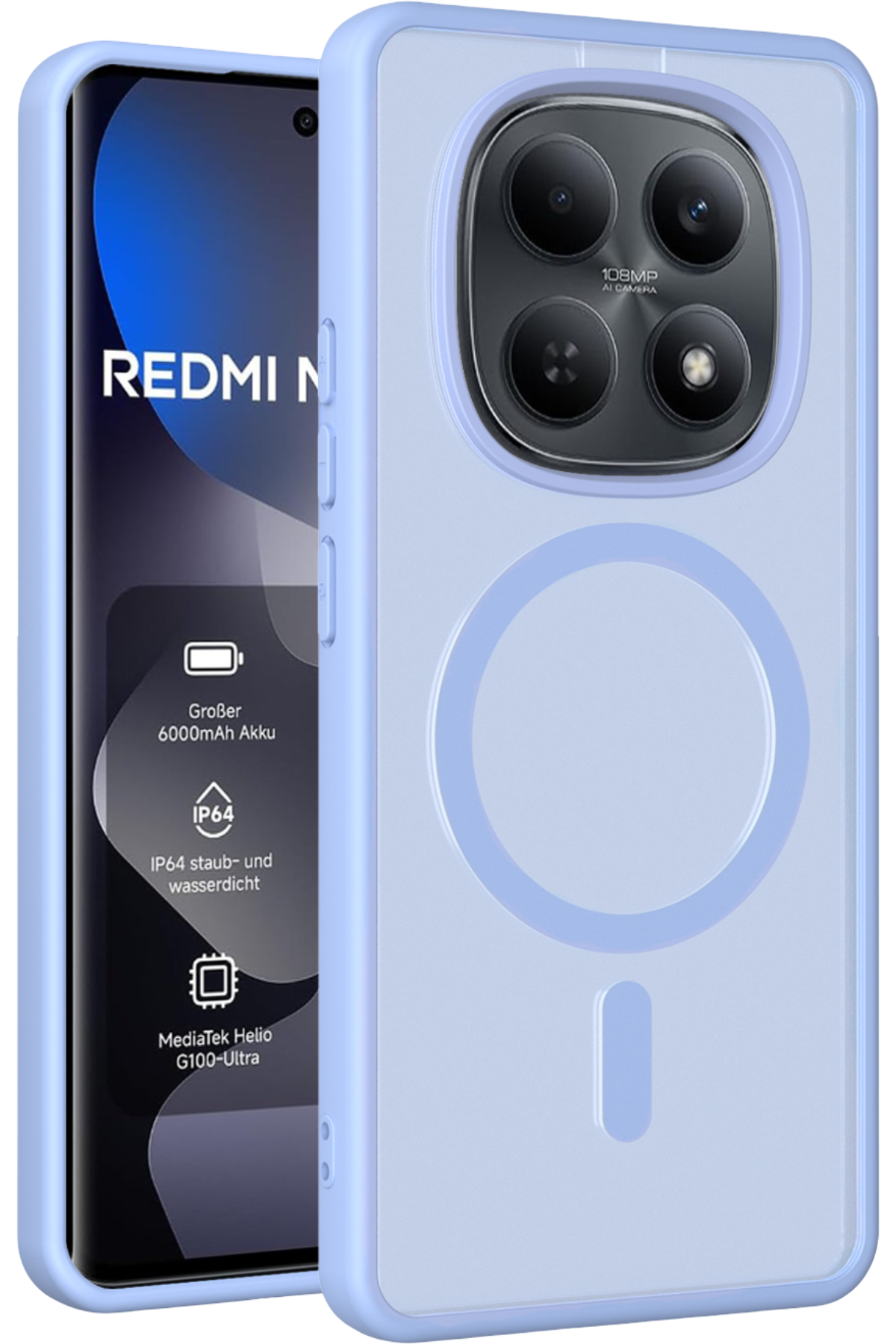 Joko Xiaomi Redmi Note 15 Pro Plus 5G Jota Magsafe Kapak - Açık Mavi