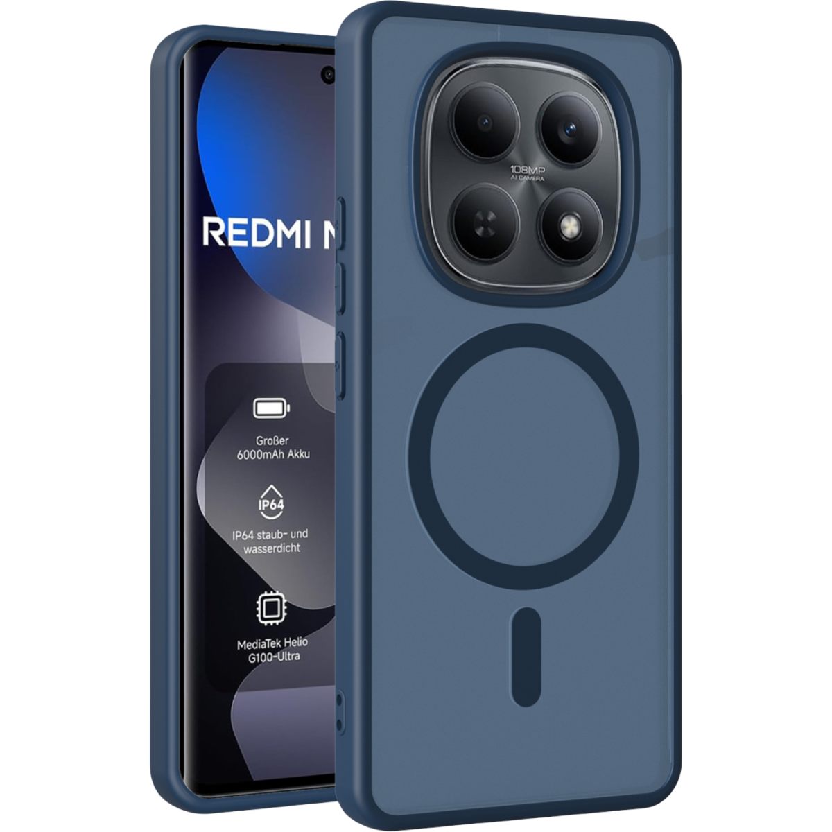 Joko Xiaomi Redmi Note 15 Pro Plus 5G Jota Magsafe Kapak - Lacivert
