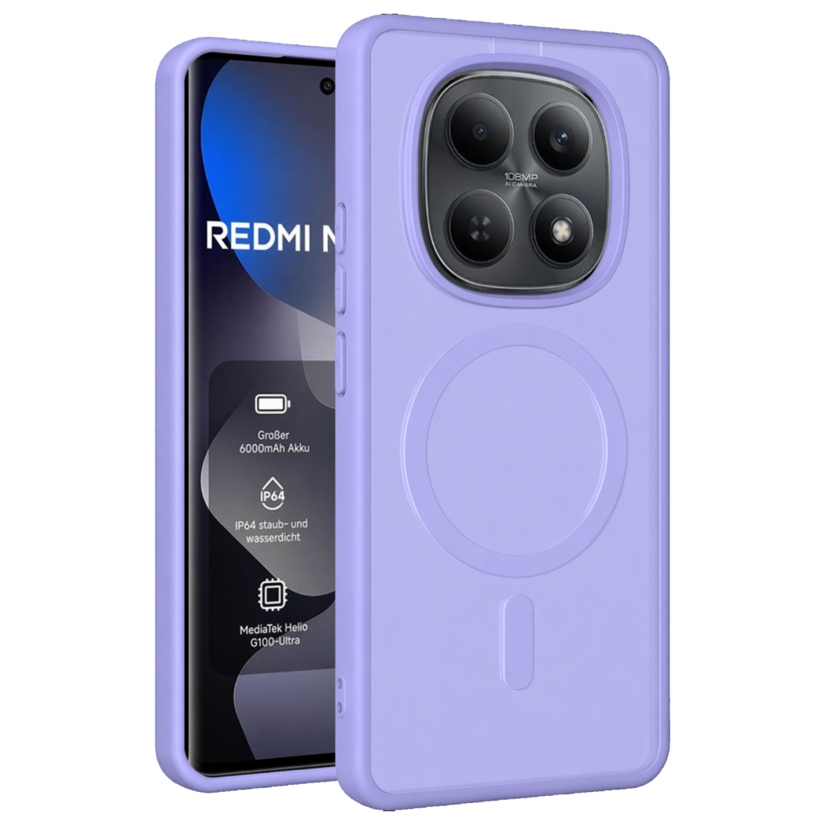 Joko Xiaomi Redmi Note 15 Pro Plus 5G Jota Magsafe Kapak - Lila
