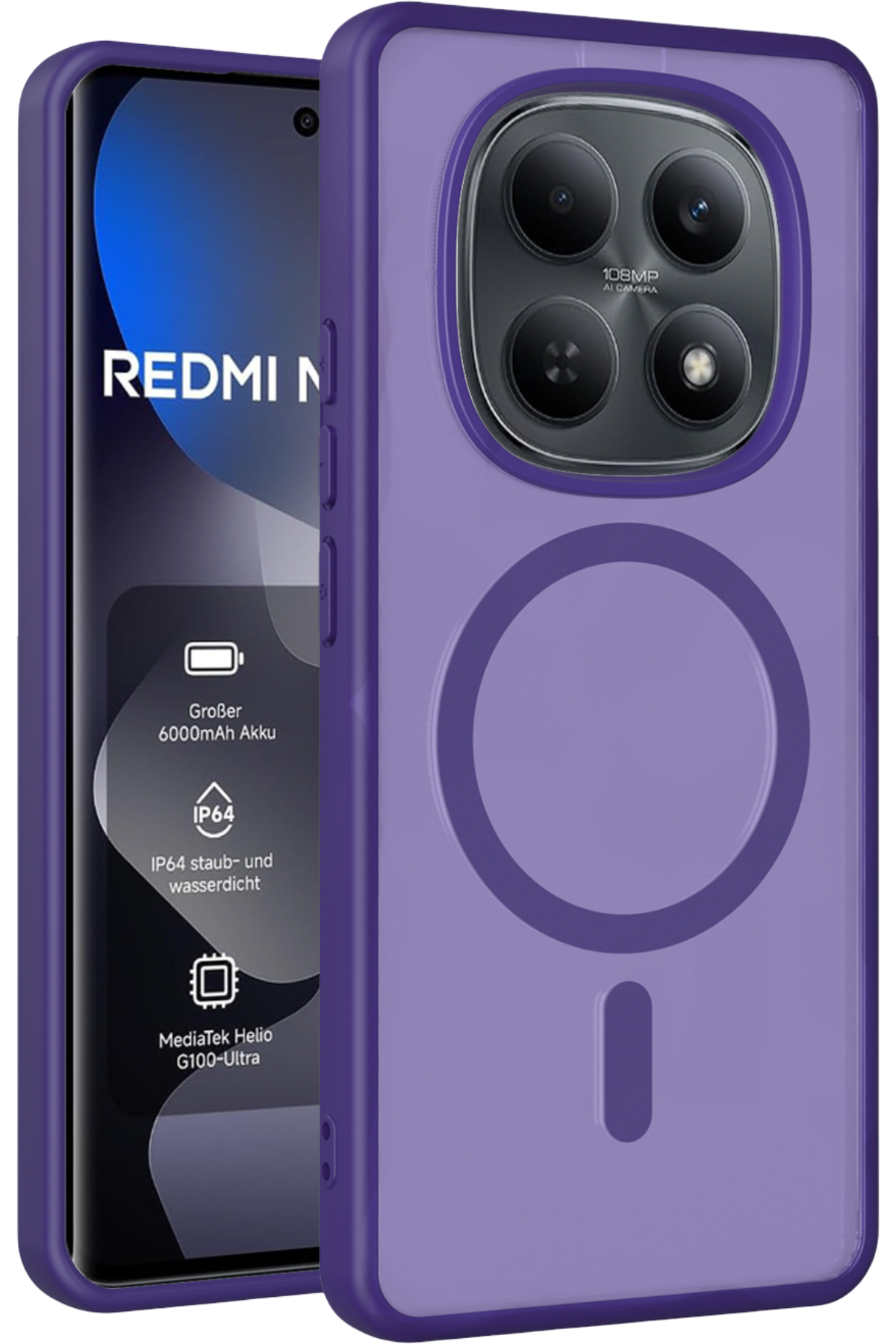 Joko Xiaomi Redmi Note 15 Pro Plus 5G Jota Magsafe Kapak - Derin Mor
