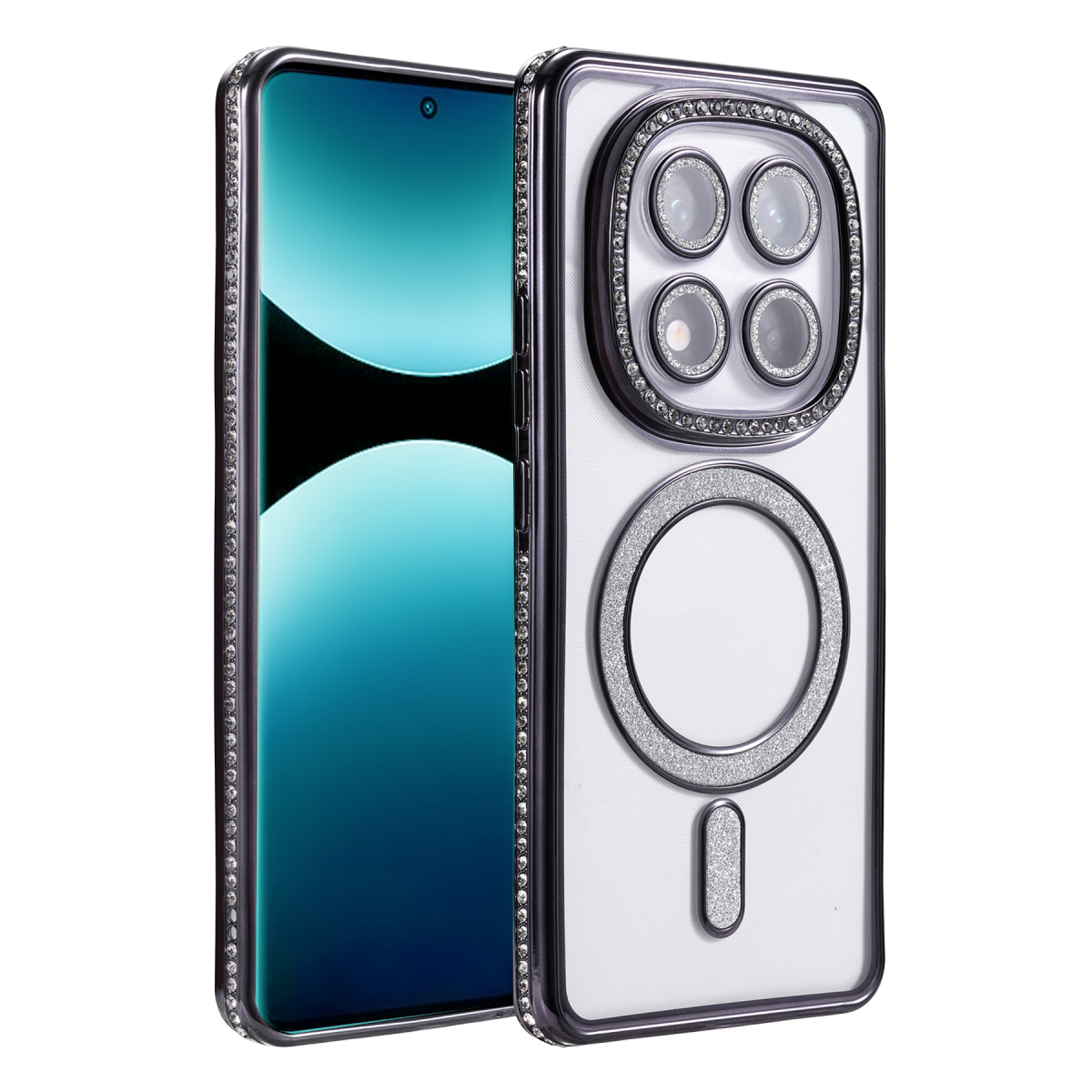 Newface Xiaomi Redmi Note 15 Pro 4G Joke Simli Magneticsafe Kılıf - Siyah
