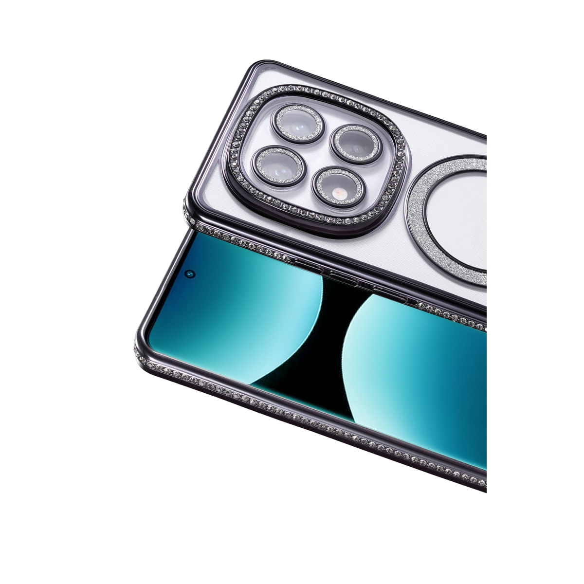 Newface Xiaomi Redmi Note 15 Pro 4G Joke Simli Magneticsafe Kılıf - Siyah