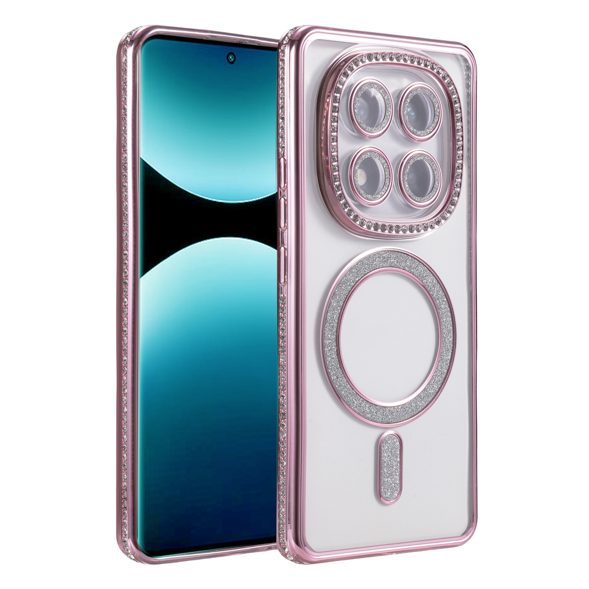 Xiaomi Redmi Note 15 Pro 5G Joke Simli Magneticsafe Kılıf - Pembe