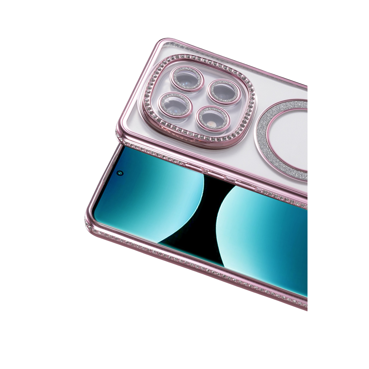 Xiaomi Redmi Note 15 Pro 5G Joke Simli Magneticsafe Kılıf - Pembe