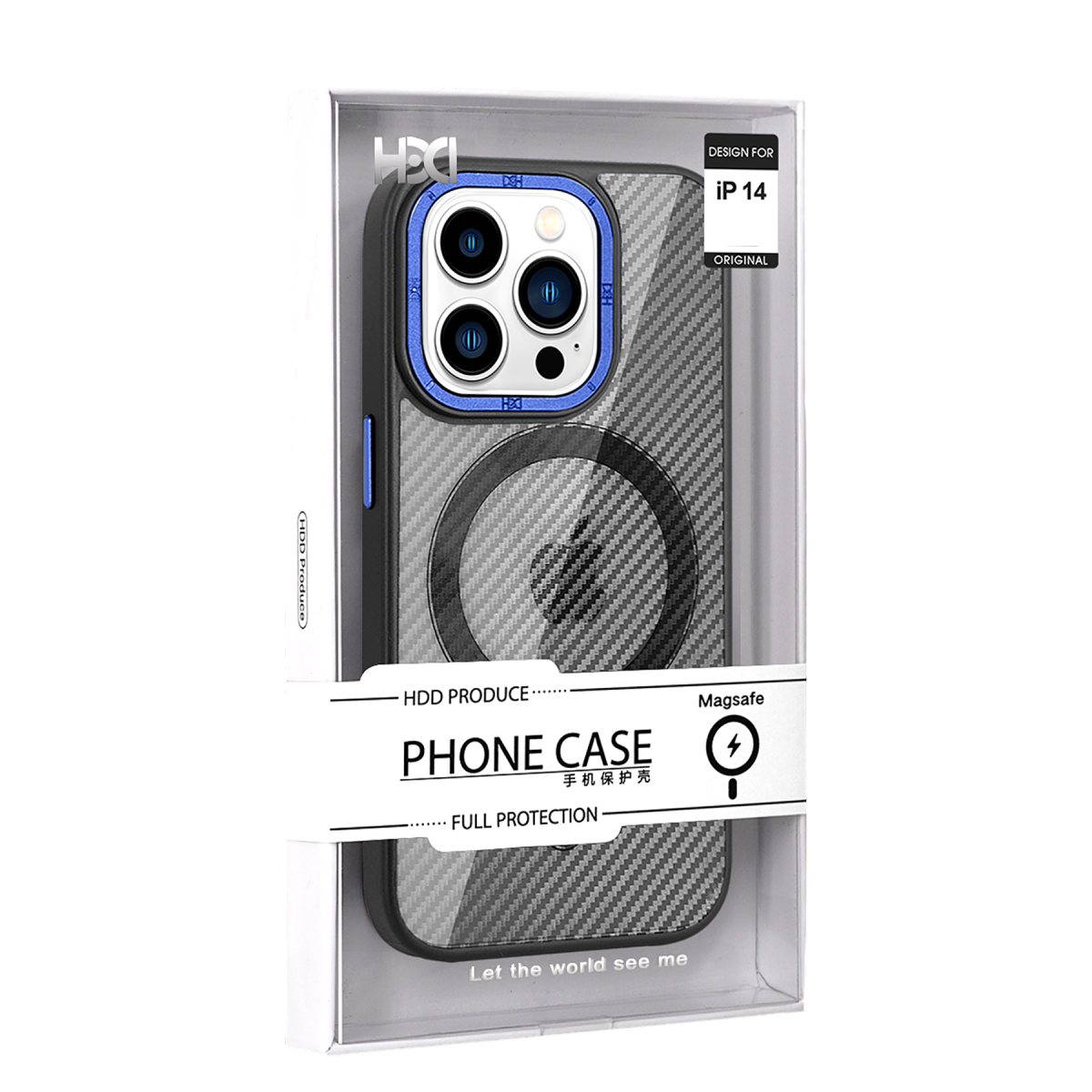 HDD Apple iPhone 14 HBC-168 Carvex Magsafe Kapak - Pembe