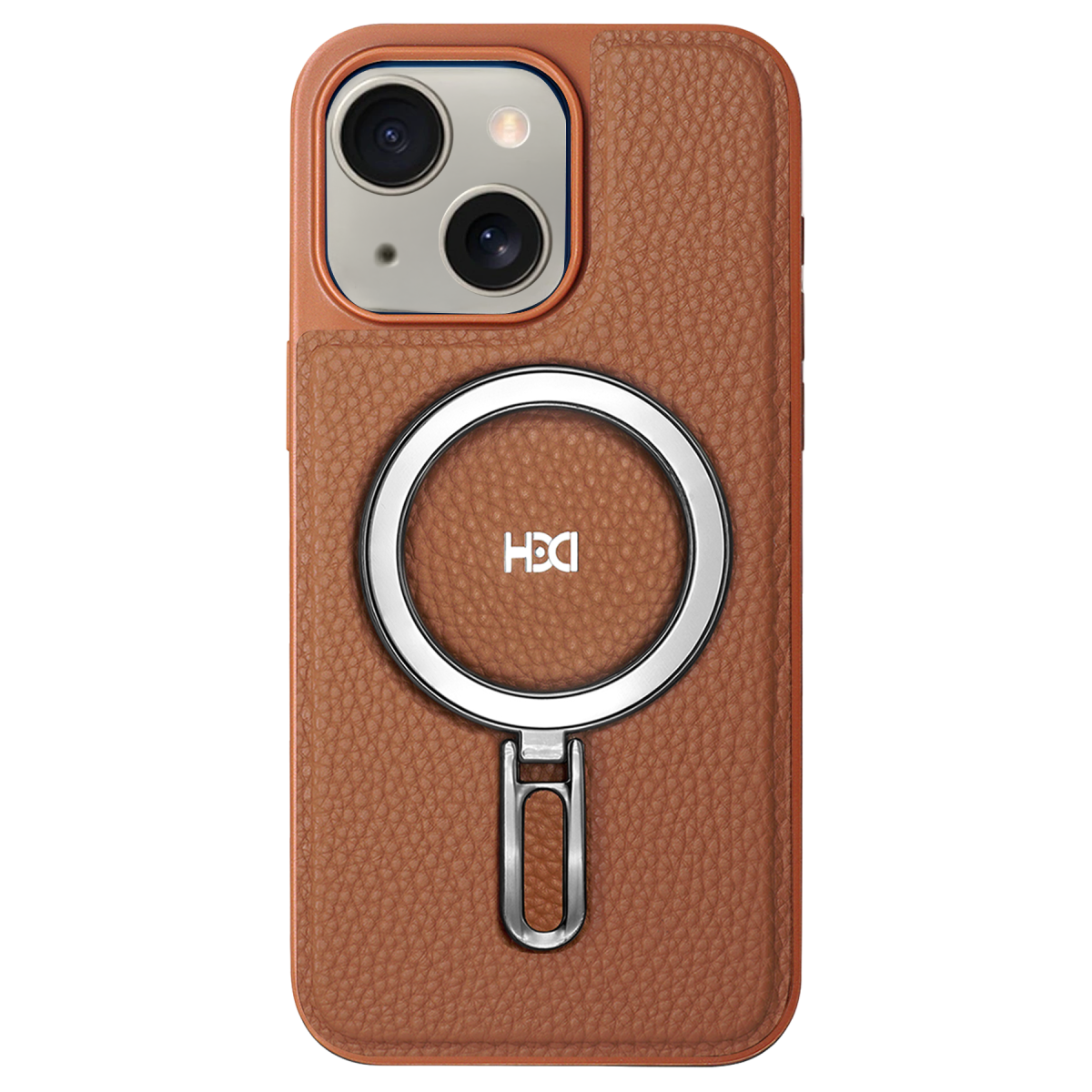 HDD Apple iPhone 14 HBC-139 Gravix Standlı Magsafe Kapak - Kahverengi