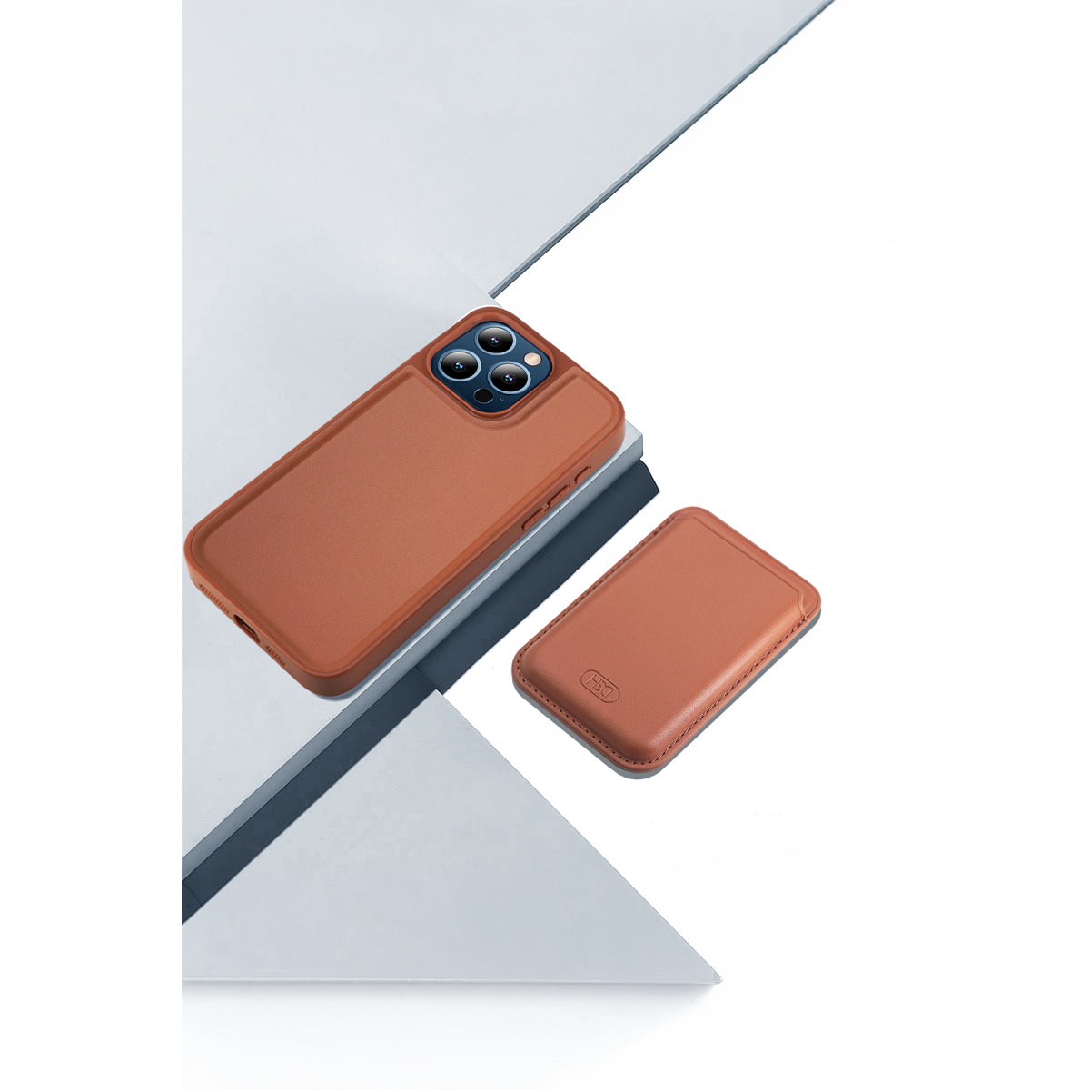 HDD Apple iPhone 15 HBC-009 Kartvizitli Maynetik Kapak - Yeşil