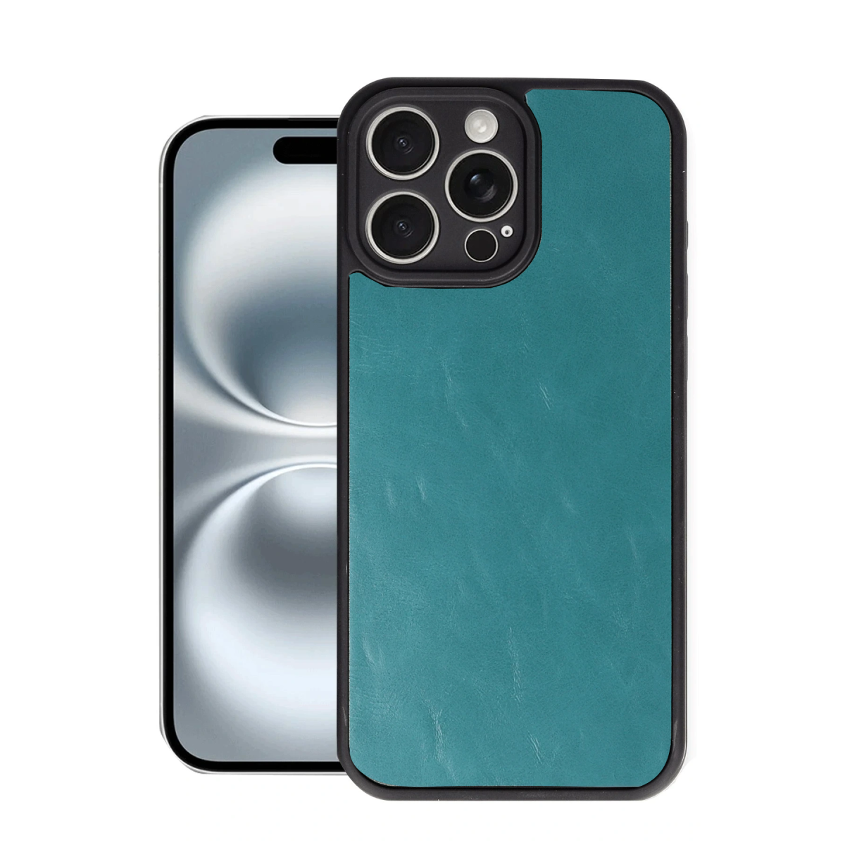 Newface Apple iPhone 16 Pro Max Kılıf Aras Deri Kapak - Açık Yeşil