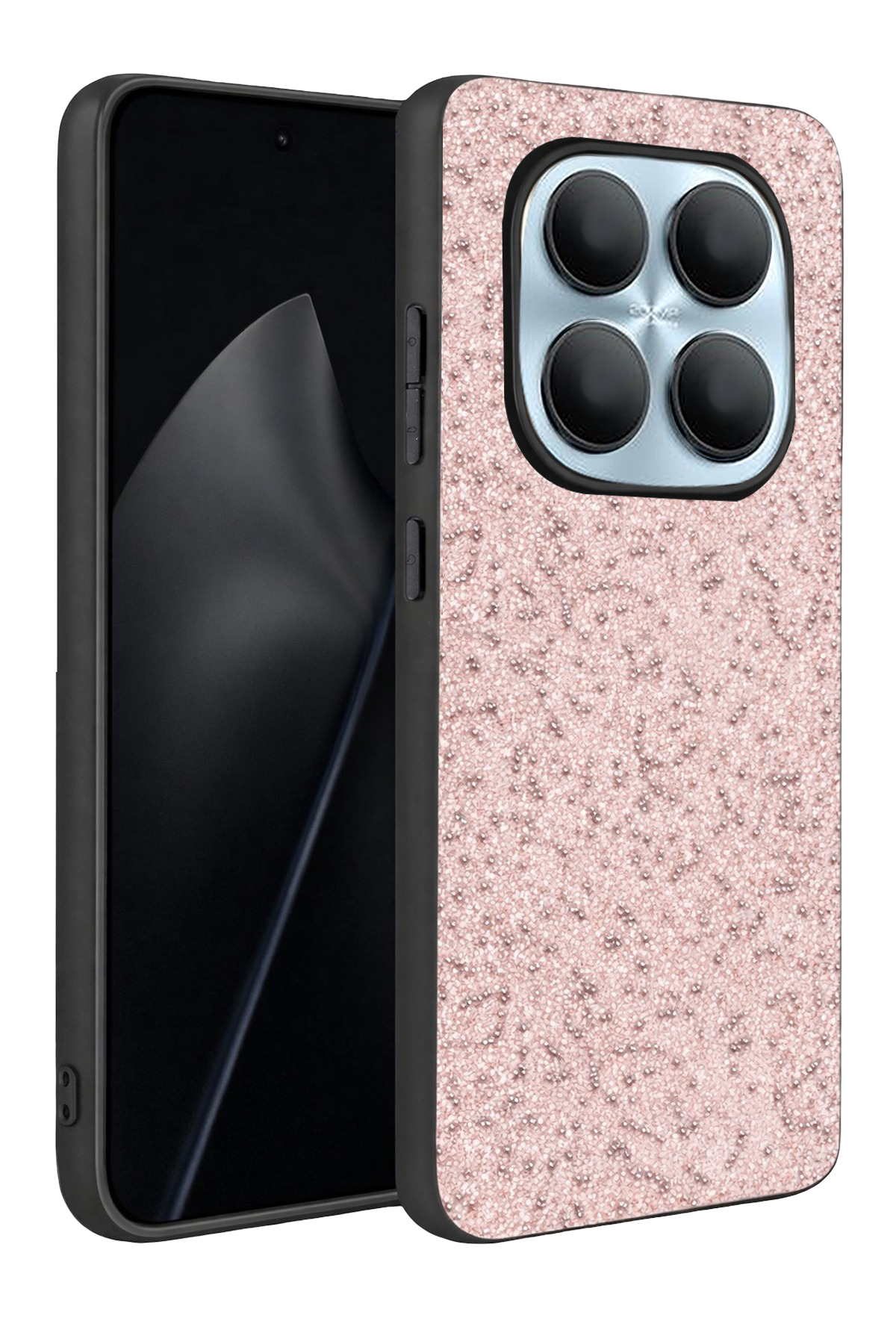 Onegif Xiaomi Redmi Note 15 Pro 5G Bright Simli Kapak - Pembe