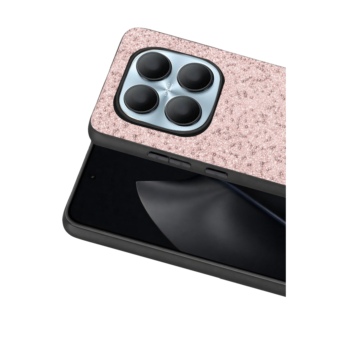 Onegif Xiaomi Redmi Note 15 Pro 4G Bright Simli Kapak - Pembe