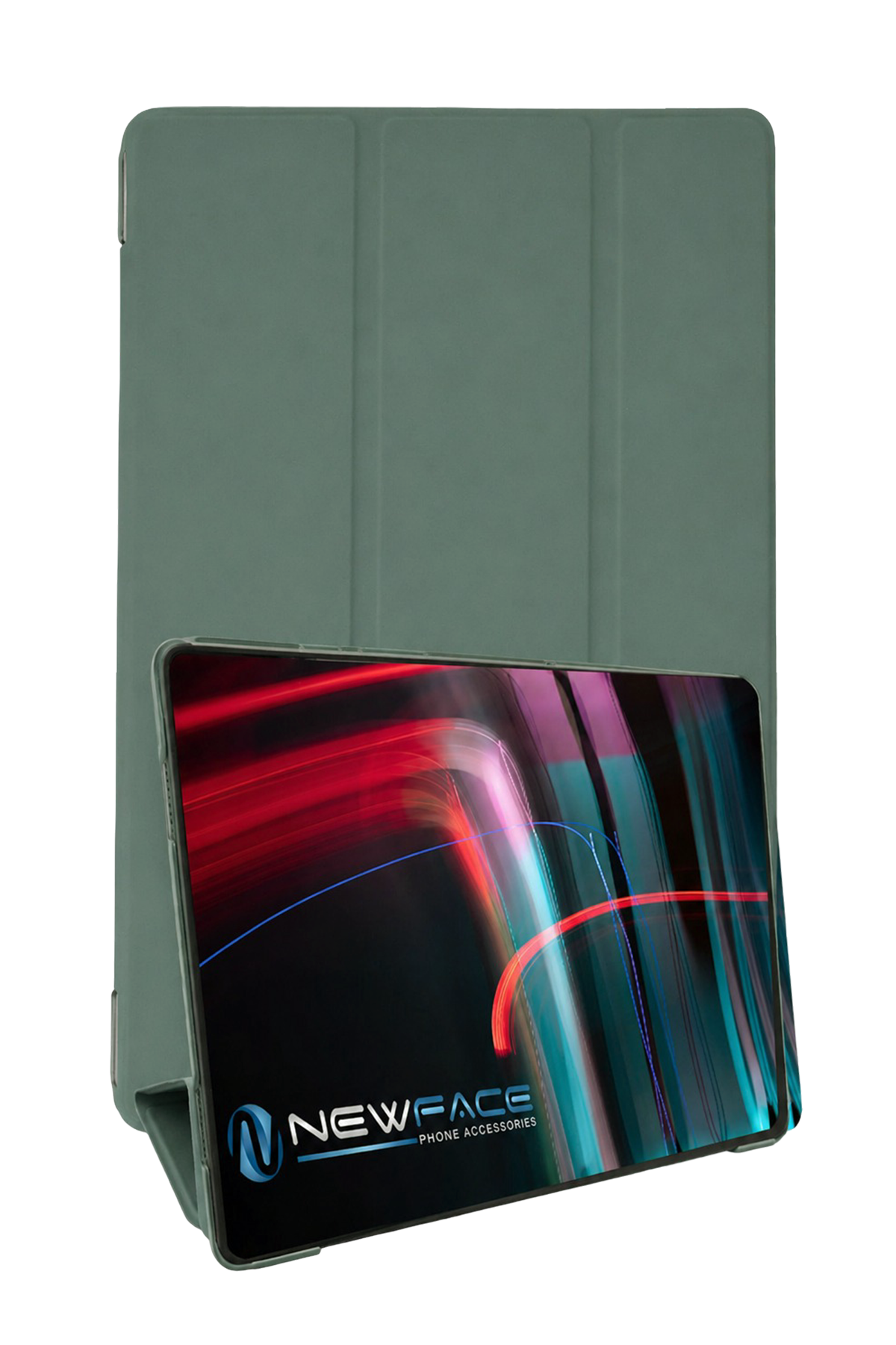 Newface Apple iPad Mini 3 Kılıf Tablet Smart Kılıf - Yeşil
