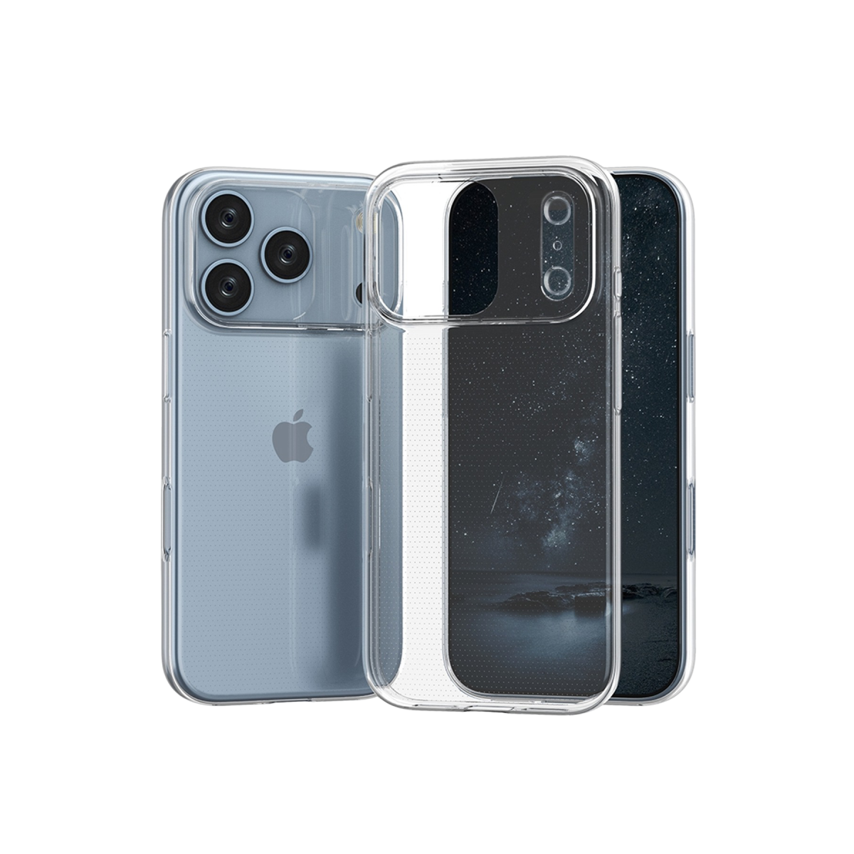 Newface Apple iPhone 17 Pro Max Lüx Şeffaf Silikon - Şeffaf — görsel 4