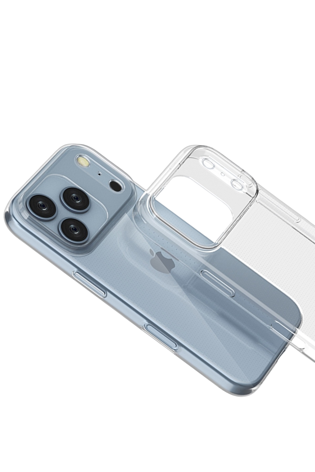 Newface Apple iPhone 17 Pro Max Lüx Şeffaf Silikon - Şeffaf