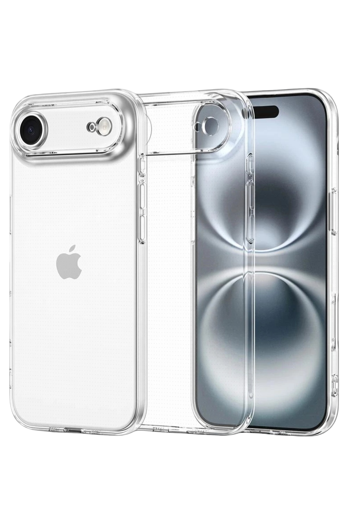 Newface Apple iPhone 17 Air Lüx Şeffaf Silikon - Şeffaf