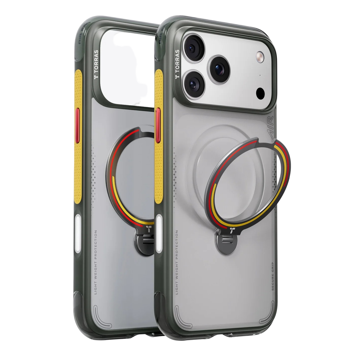 Torras Apple iPhone 17 Pro OStand Q3 Air World Cup Serisi Magsafe Kılıf - Iron