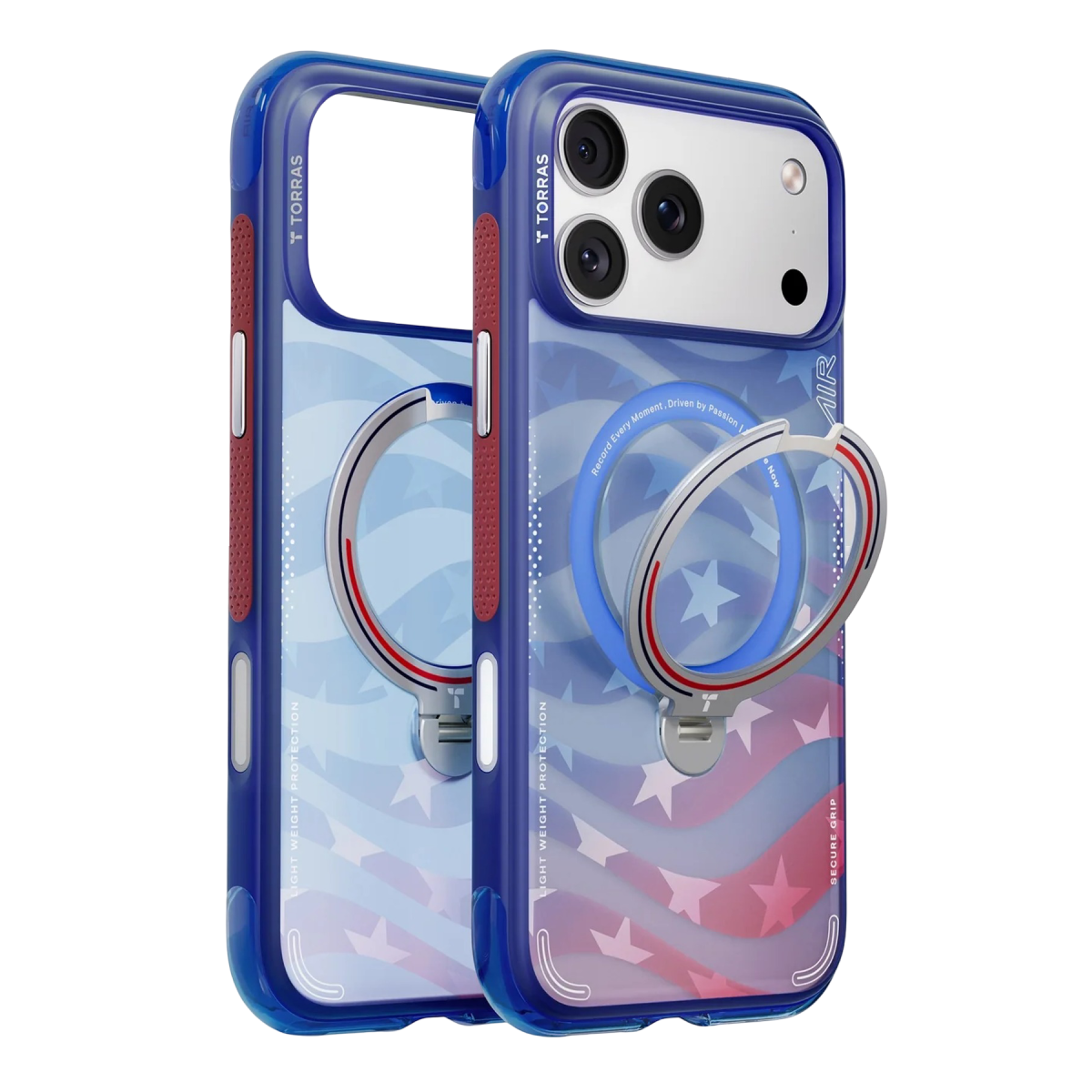 Torras Apple iPhone 17 Pro Max OStand Q3 Air World Cup Serisi Magsafe Kılıf - Starlight
