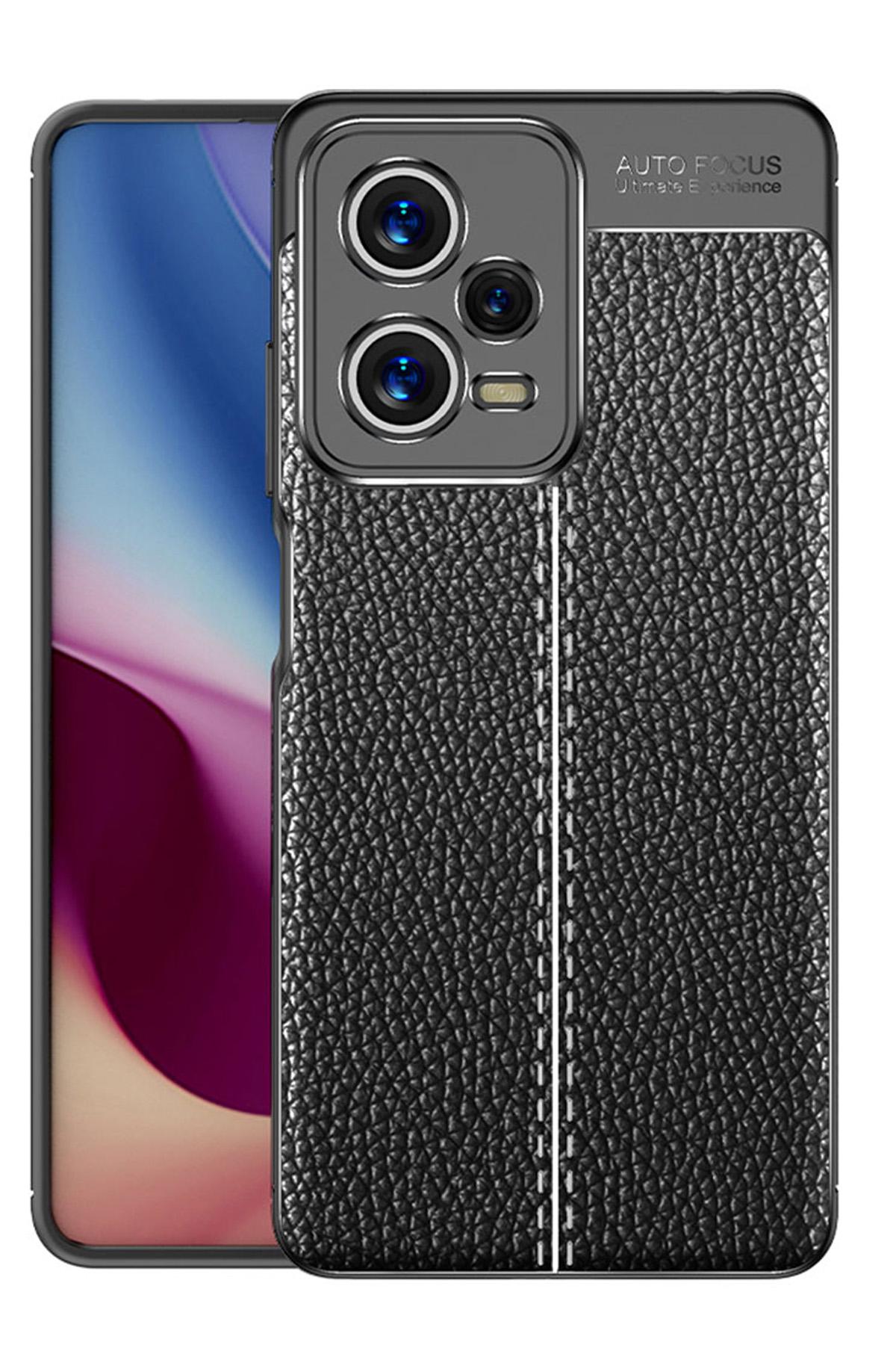 Newface Xiaomi Redmi Note 12 Pro 5G Kılıf Auto Focus Kapak - Siyah