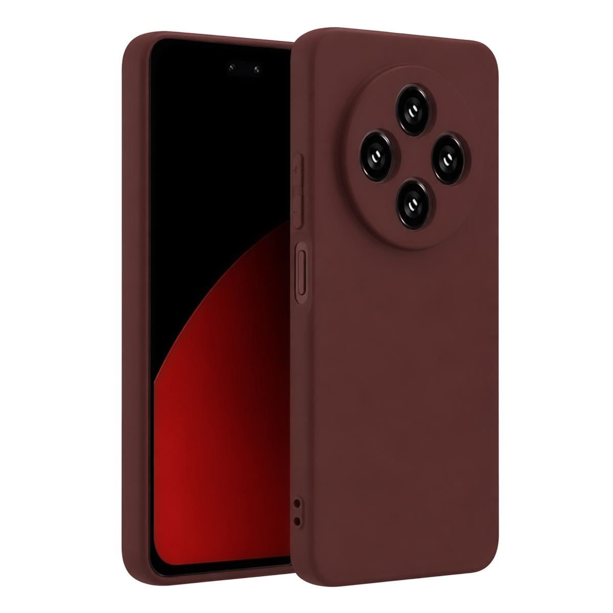Xiaomi Redmi 14C Kılıf First Silikon - Bordo