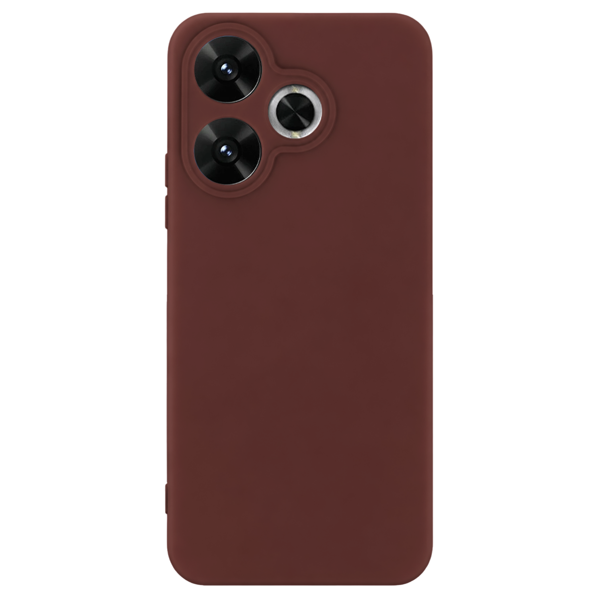 Newface Xiaomi Redmi 13 4G Kılıf First Silikon - Bordo