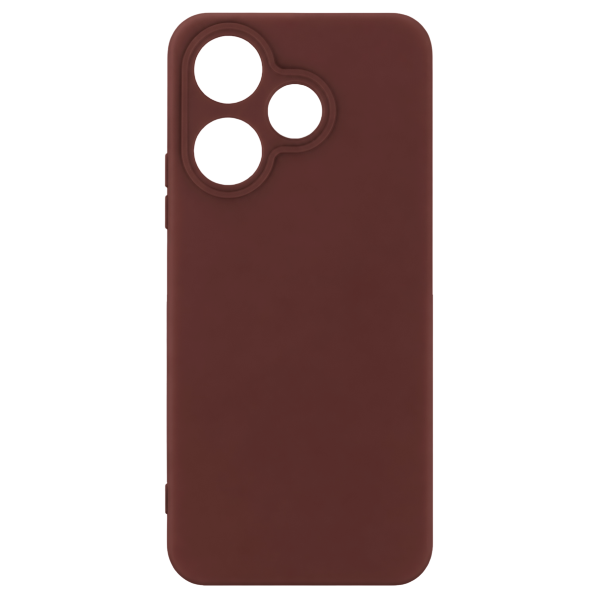 Newface Xiaomi Redmi 13 4G Kılıf First Silikon - Bordo