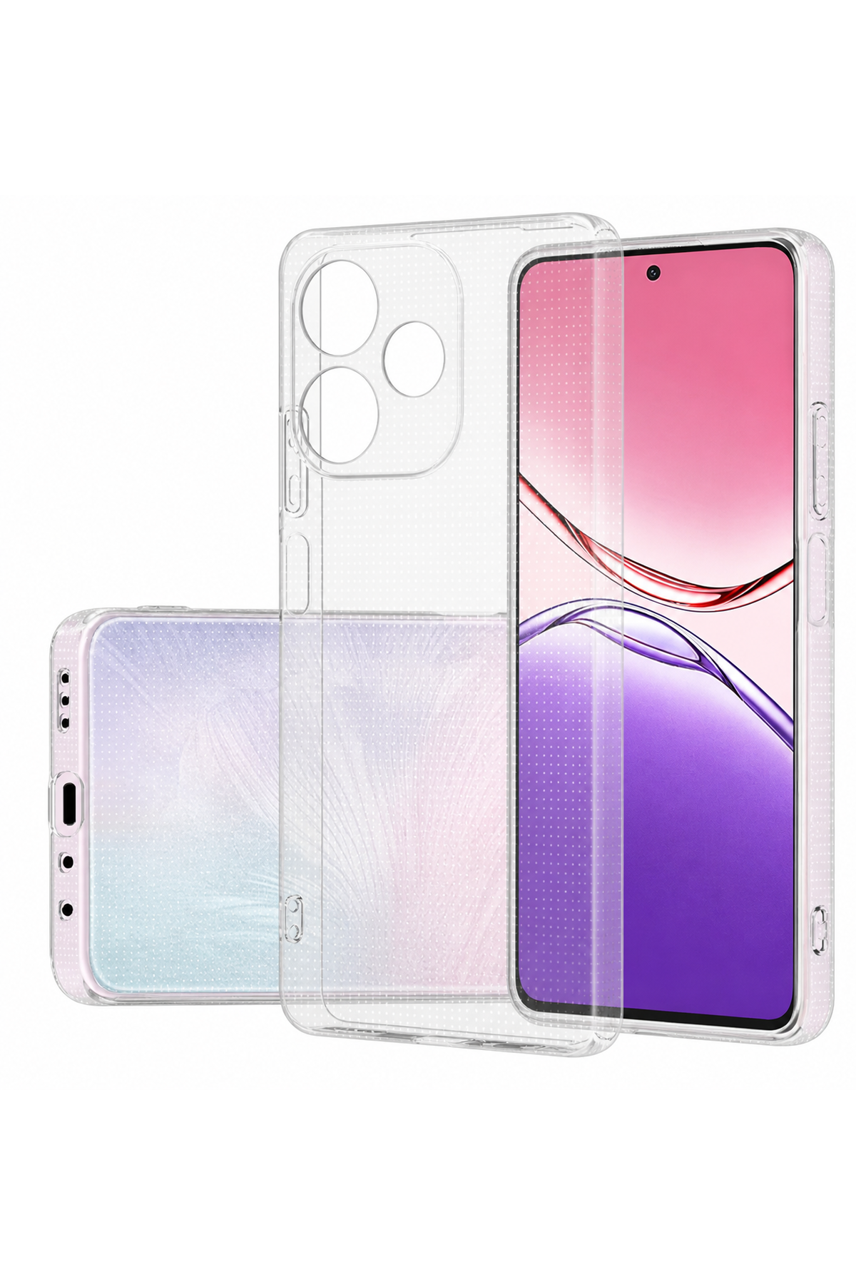 Newface Oppo A5 Pro 4G Kılıf Lüx Şeffaf Silikon