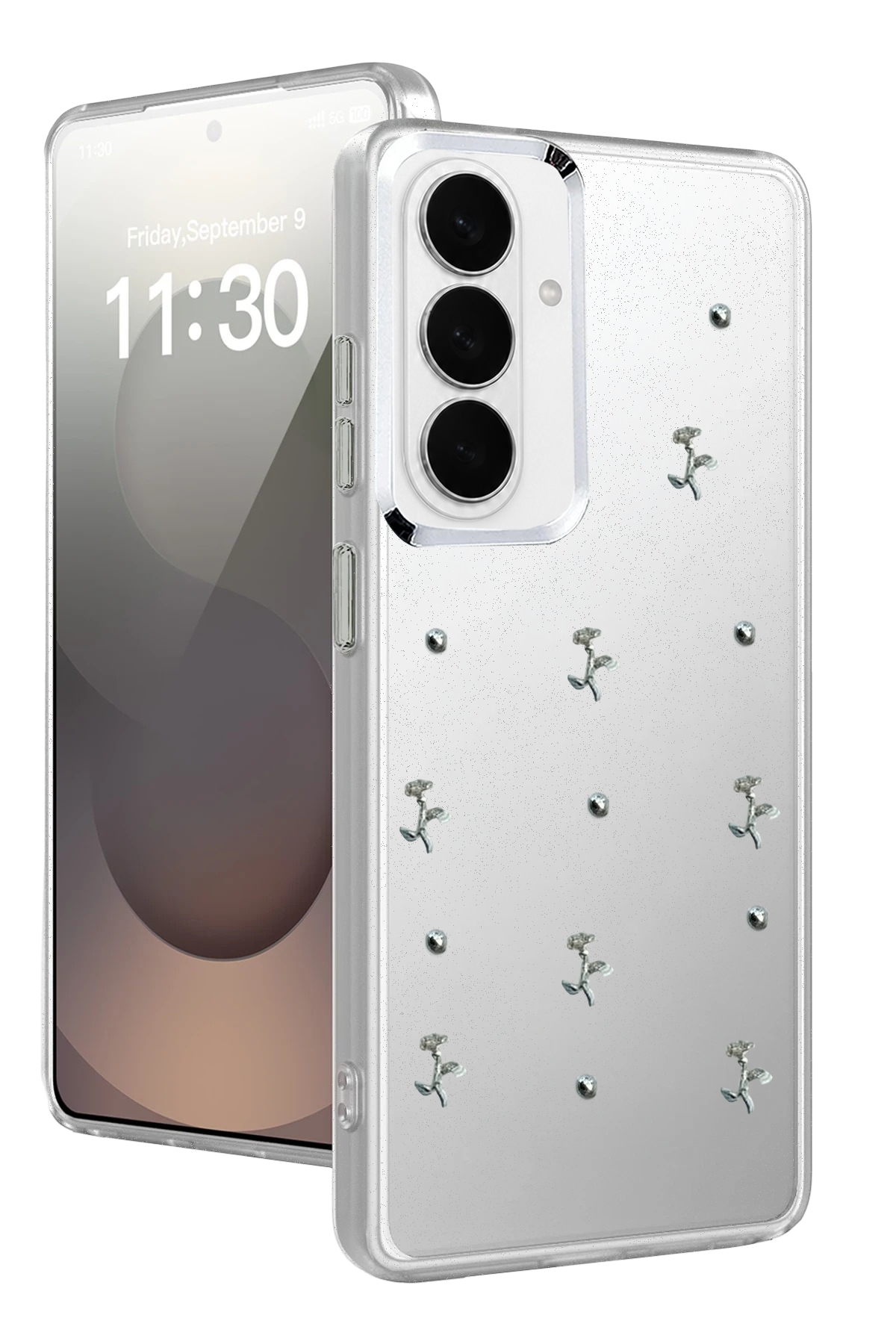 Newface Samsung Galaxy S26 Plus Fiyonk Desenli Kapak - Desen 4