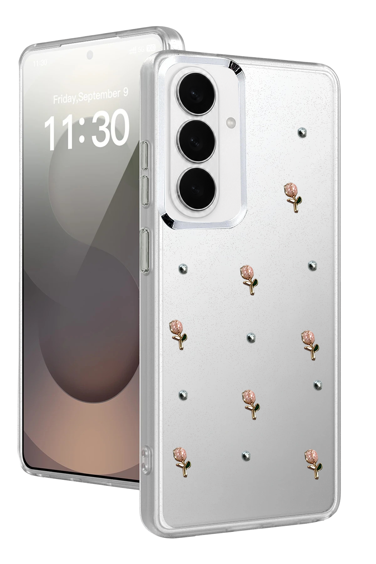 Newface Samsung Galaxy S26 Plus Fiyonk Desenli Kapak - Desen 6