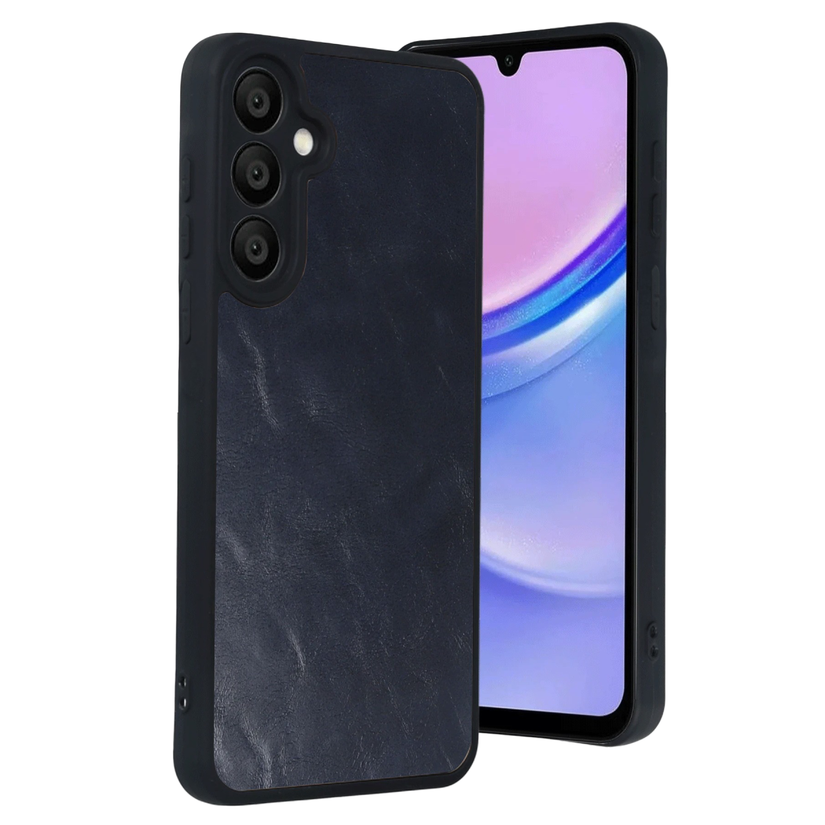 Newface Samsung Galaxy A37 5G Aras Deri Kapak - Lacivert