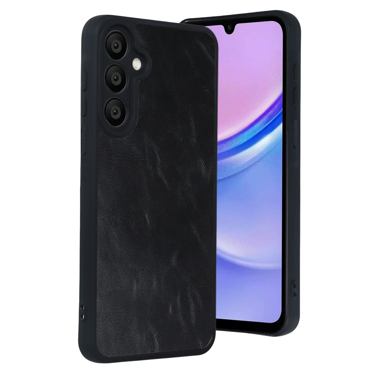 Newface Samsung Galaxy A37 5G Aras Deri Kapak - Siyah