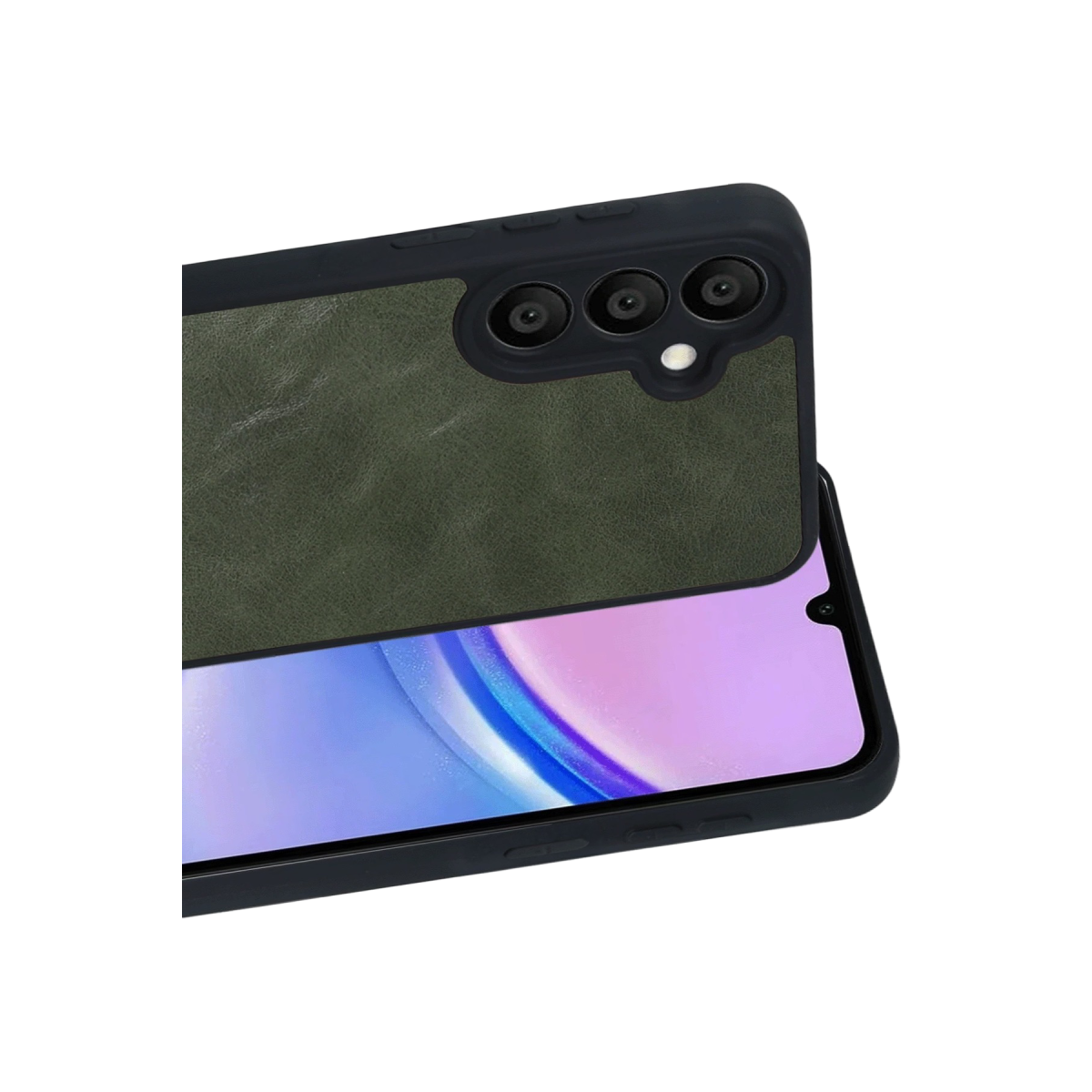 Newface Samsung Galaxy A37 5G Aras Deri Kapak - Yeşil