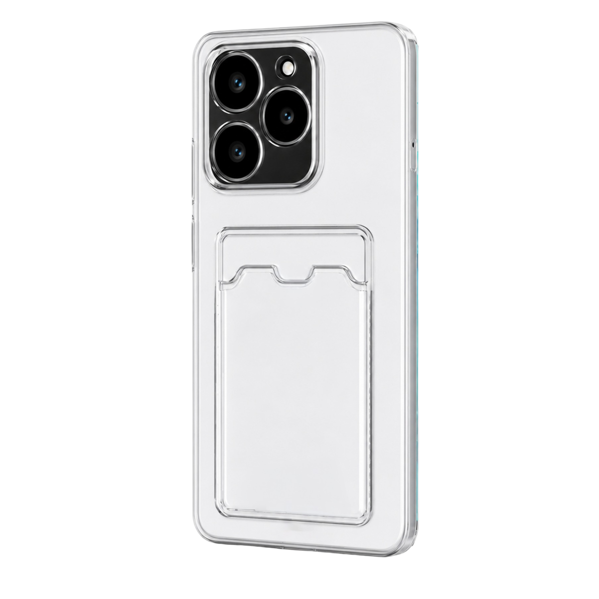 Newface Realme C61 Kılıf Kart Şeffaf Silikon - Şeffaf — görsel 8