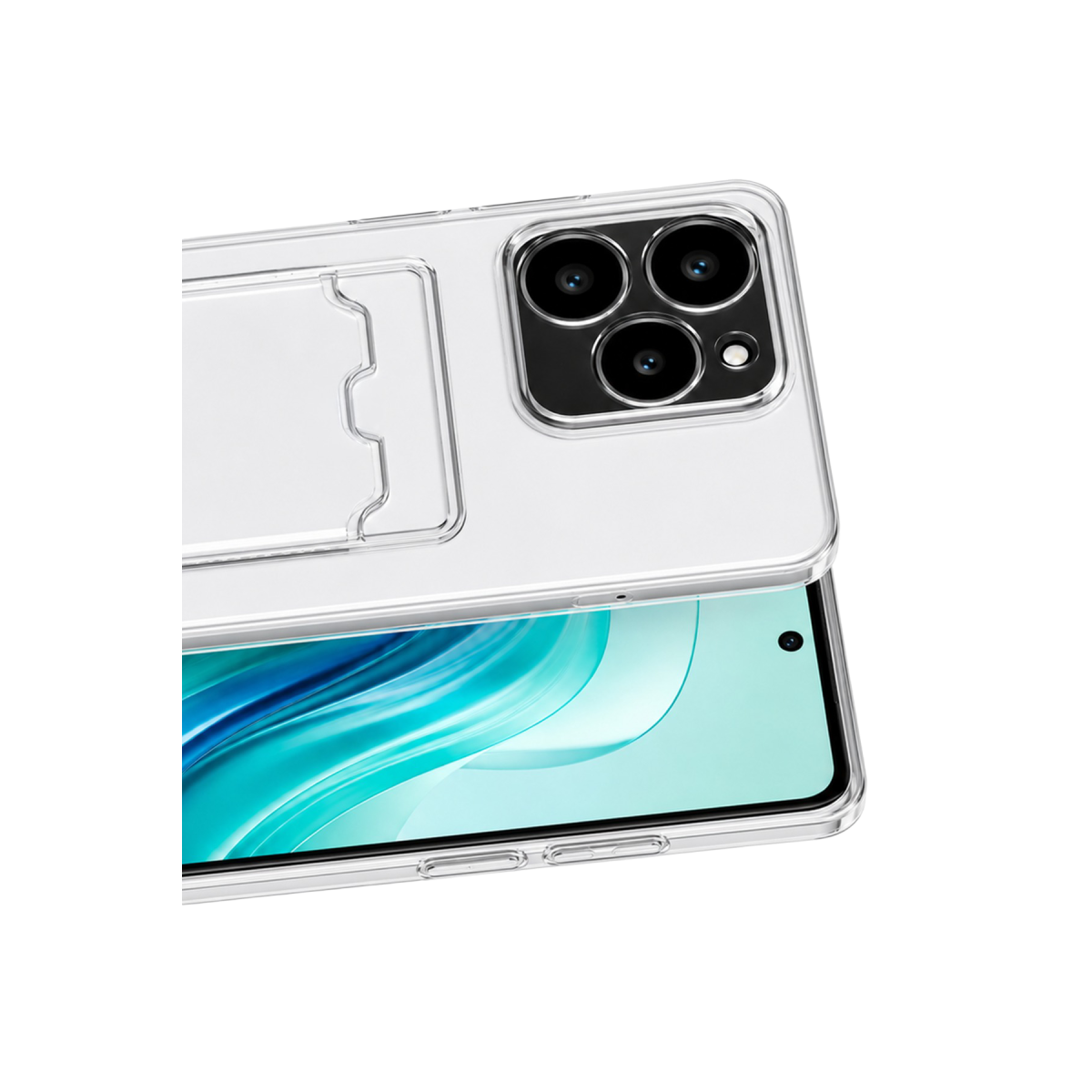 Newface Realme C61 Kılıf Kart Şeffaf Silikon - Şeffaf — görsel 9