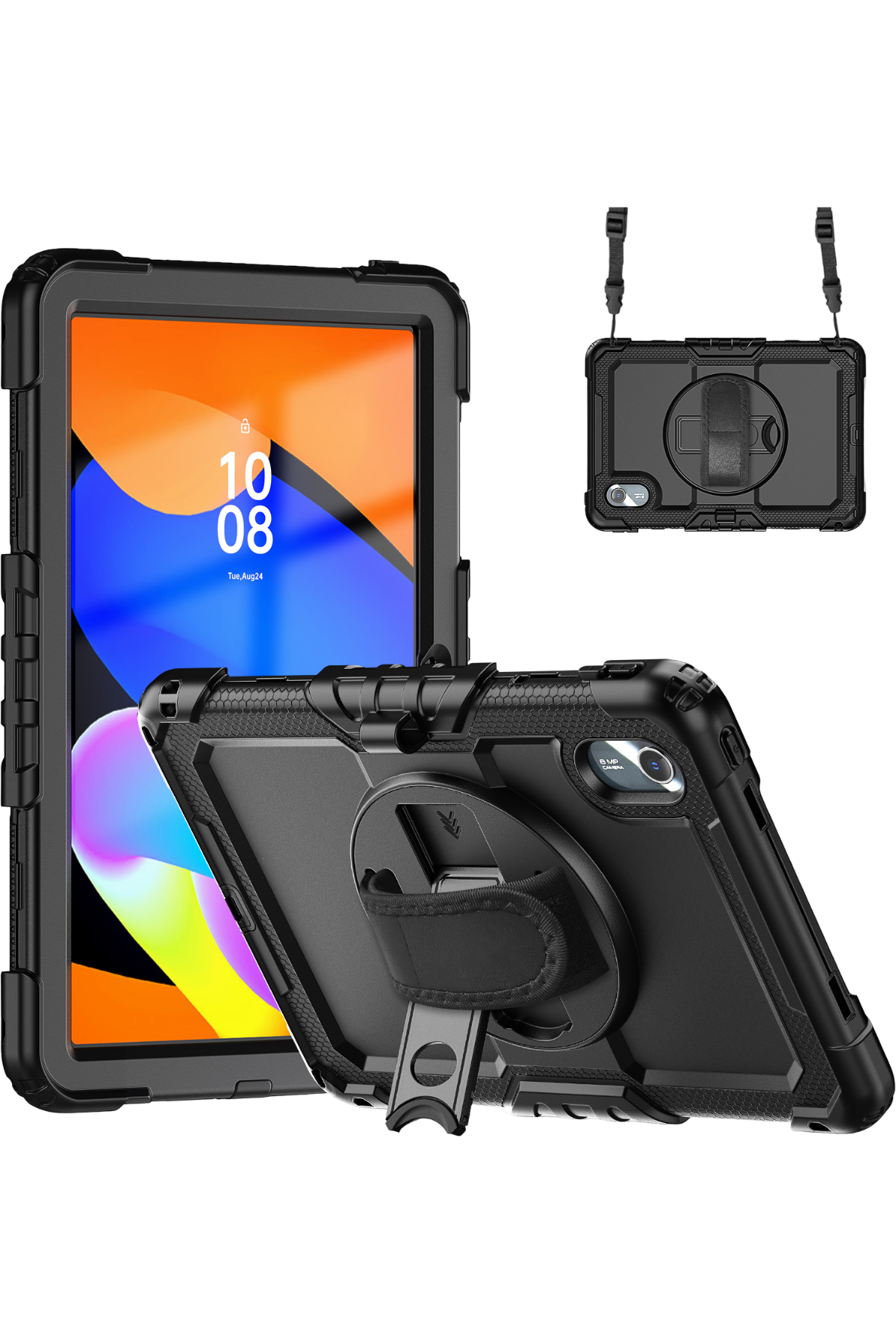 Newface Lenovo Tab M11 TB330FU Kılıf Amazing Tablet Kapak - Siyah — görsel 5