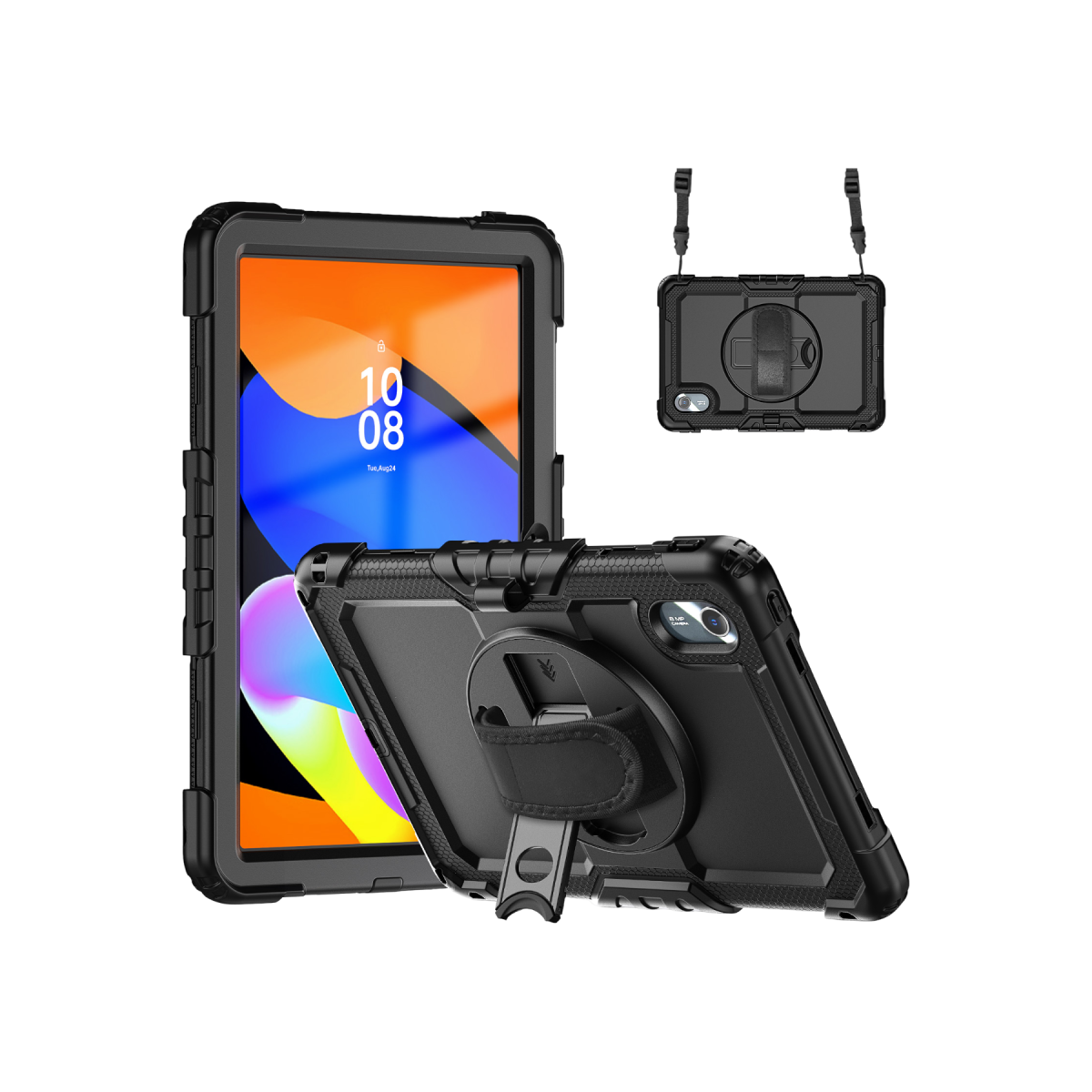 Newface Lenovo Tab M11 TB330FU Kılıf Amazing Tablet Kapak - Siyah — görsel 10