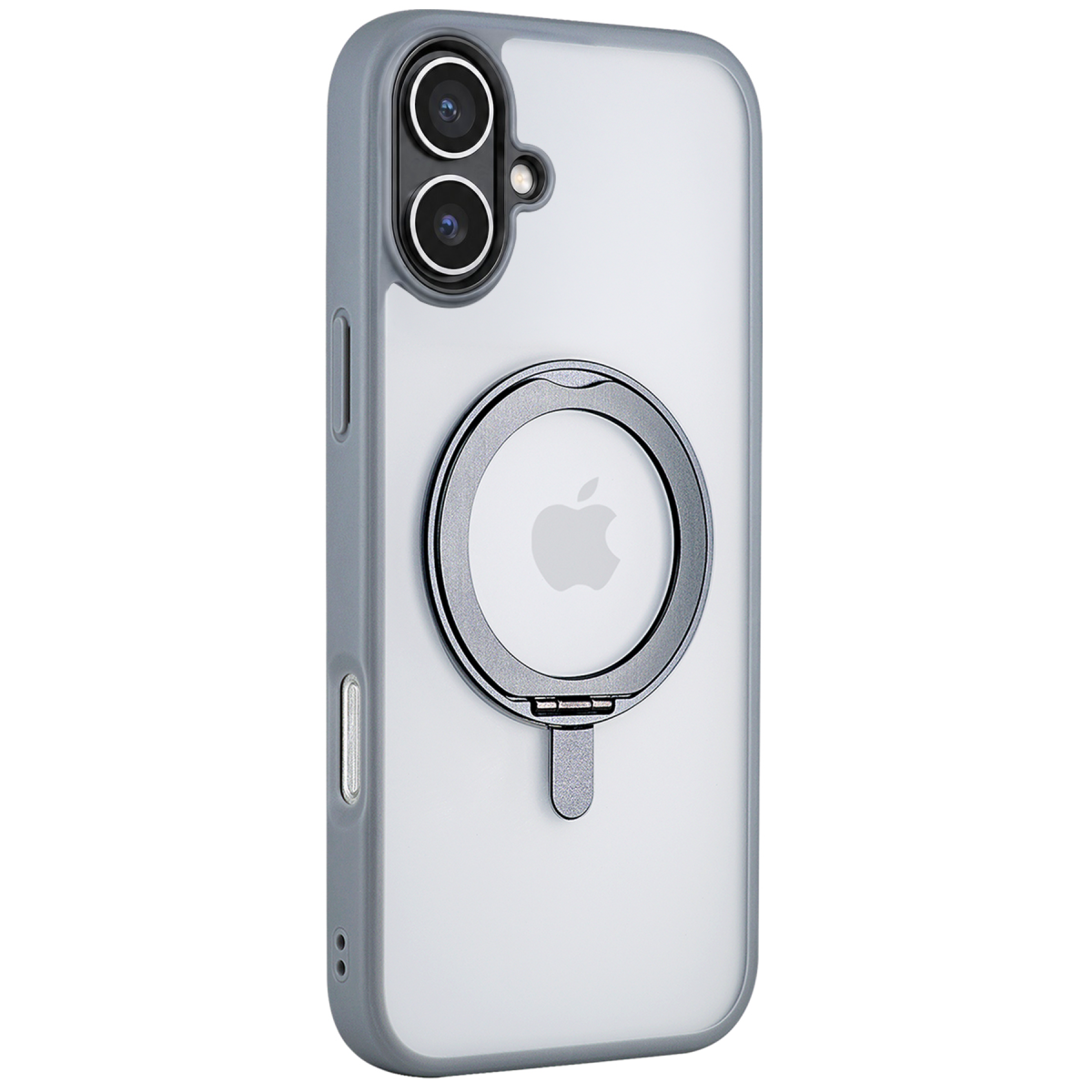 HDD Apple iPhone 16 HBC-304 Orbito 360 Döner Standlı Manyetik Kapak - Titan Gri