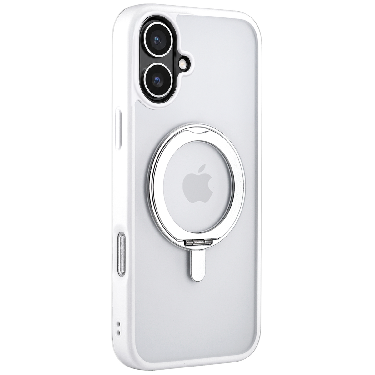 HDD Apple iPhone 16 HBC-304 Orbito 360 Döner Standlı Manyetik Kapak - Beyaz