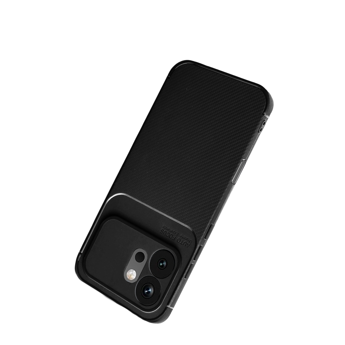 Huawei Honor 600 Auto Focus Karbon Kapak - Siyah
