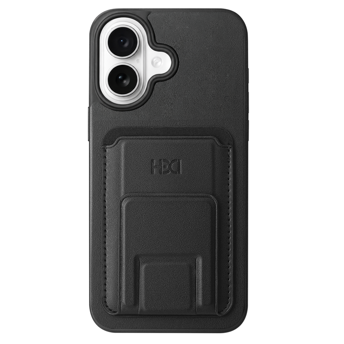 HDD Apple iPhone 16 HBC-021 Kartvizitli Standlı Maynetik Kapak - Yeşil