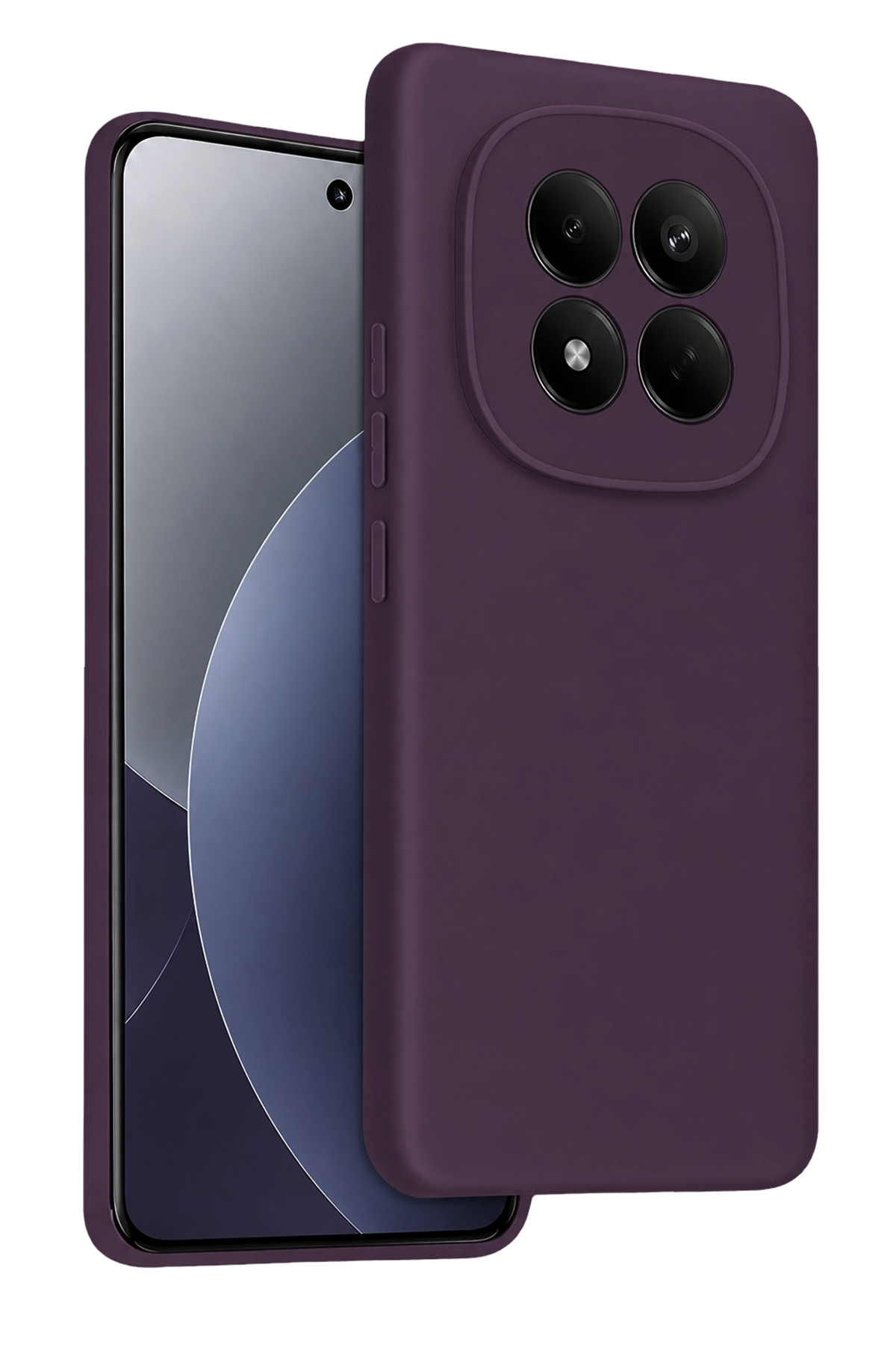 Newface Xiaomi Redmi Note 15 Pro 4G First Silikon - Mürdüm
