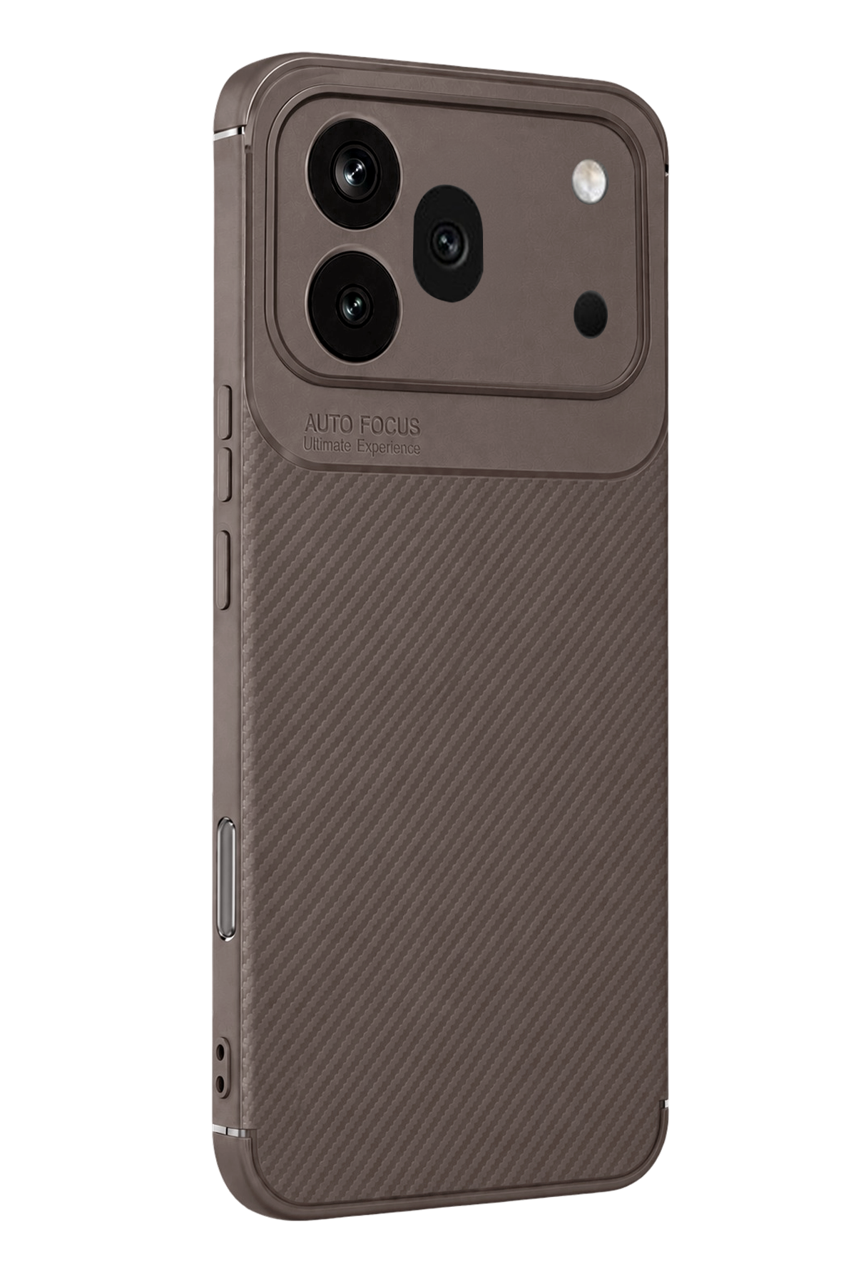Newface Huawei Honor 600 Pro Auto Focus Karbon Kapak - Gri