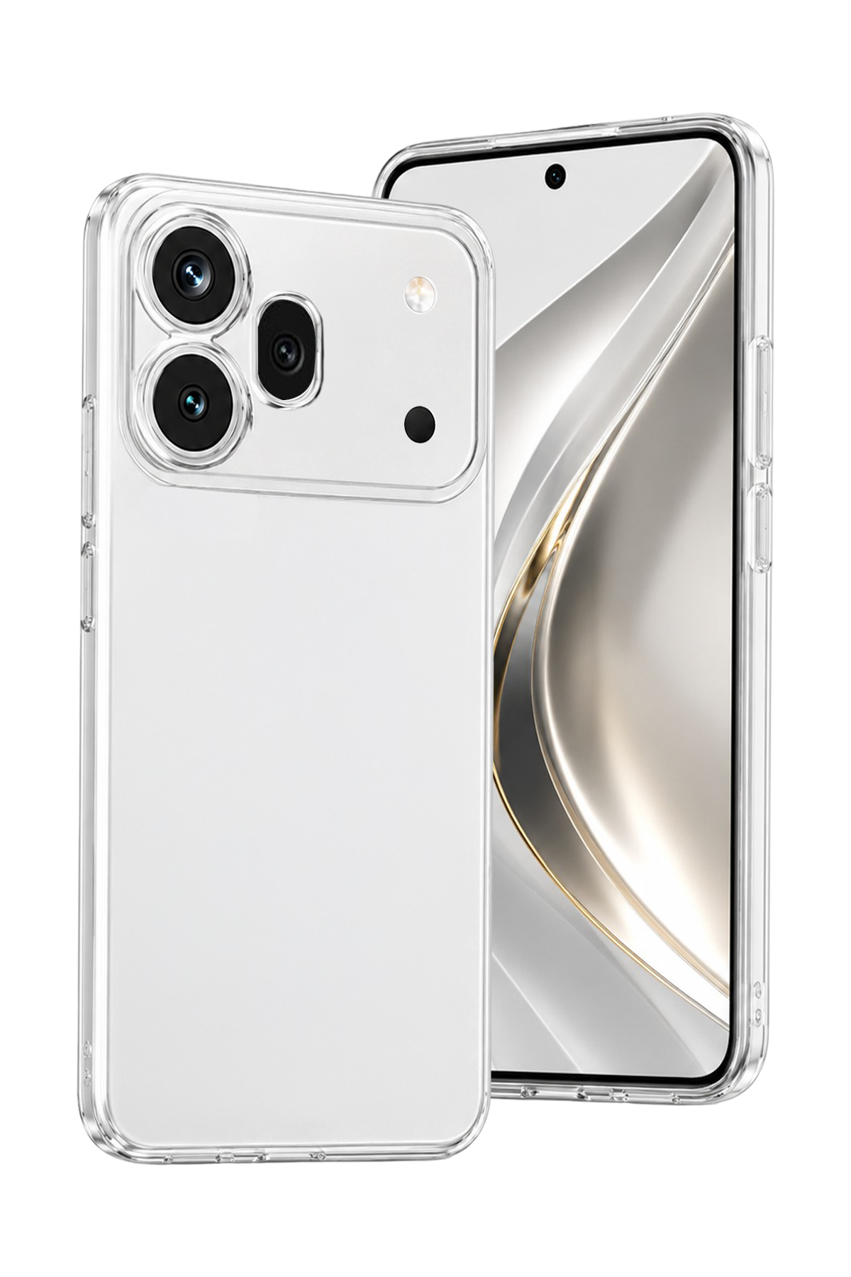 Newface Huawei Honor 600 Pro Lüx Şeffaf Silikon - Şeffaf