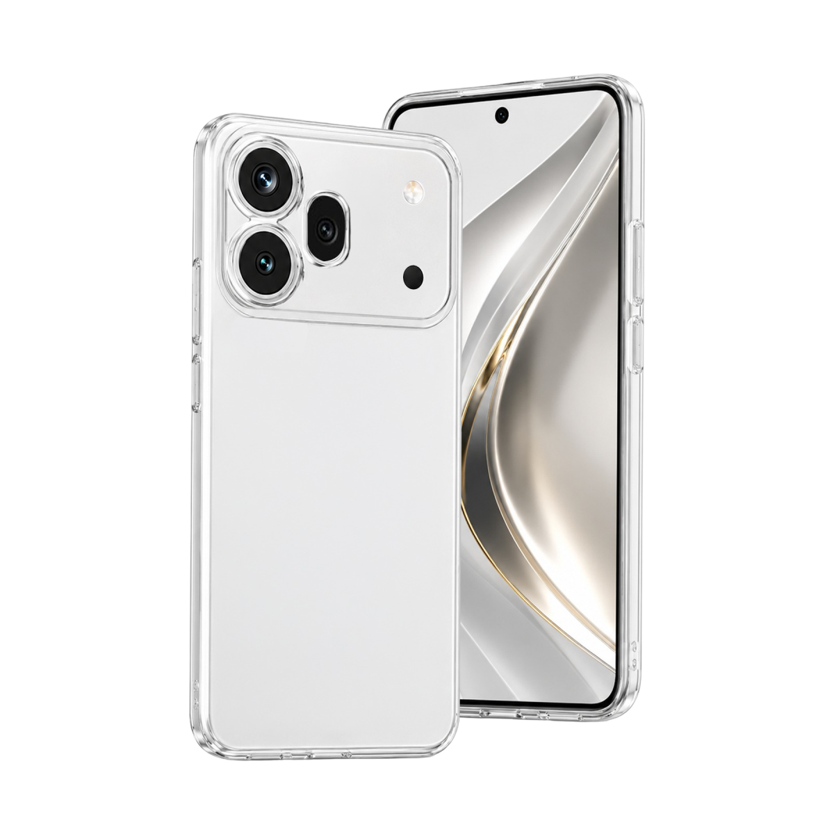 Newface Huawei Honor 600 Pro Lüx Şeffaf Silikon - Şeffaf — görsel 4