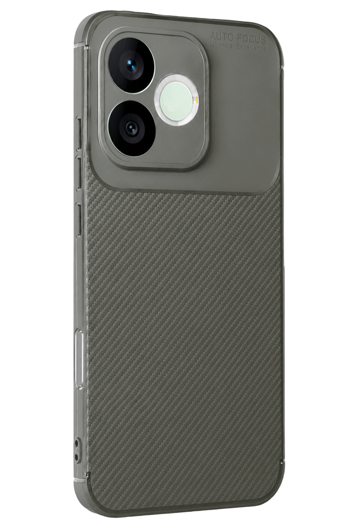 Newface Huawei Honor 600 Lite Auto Focus Karbon Kapak - Gri