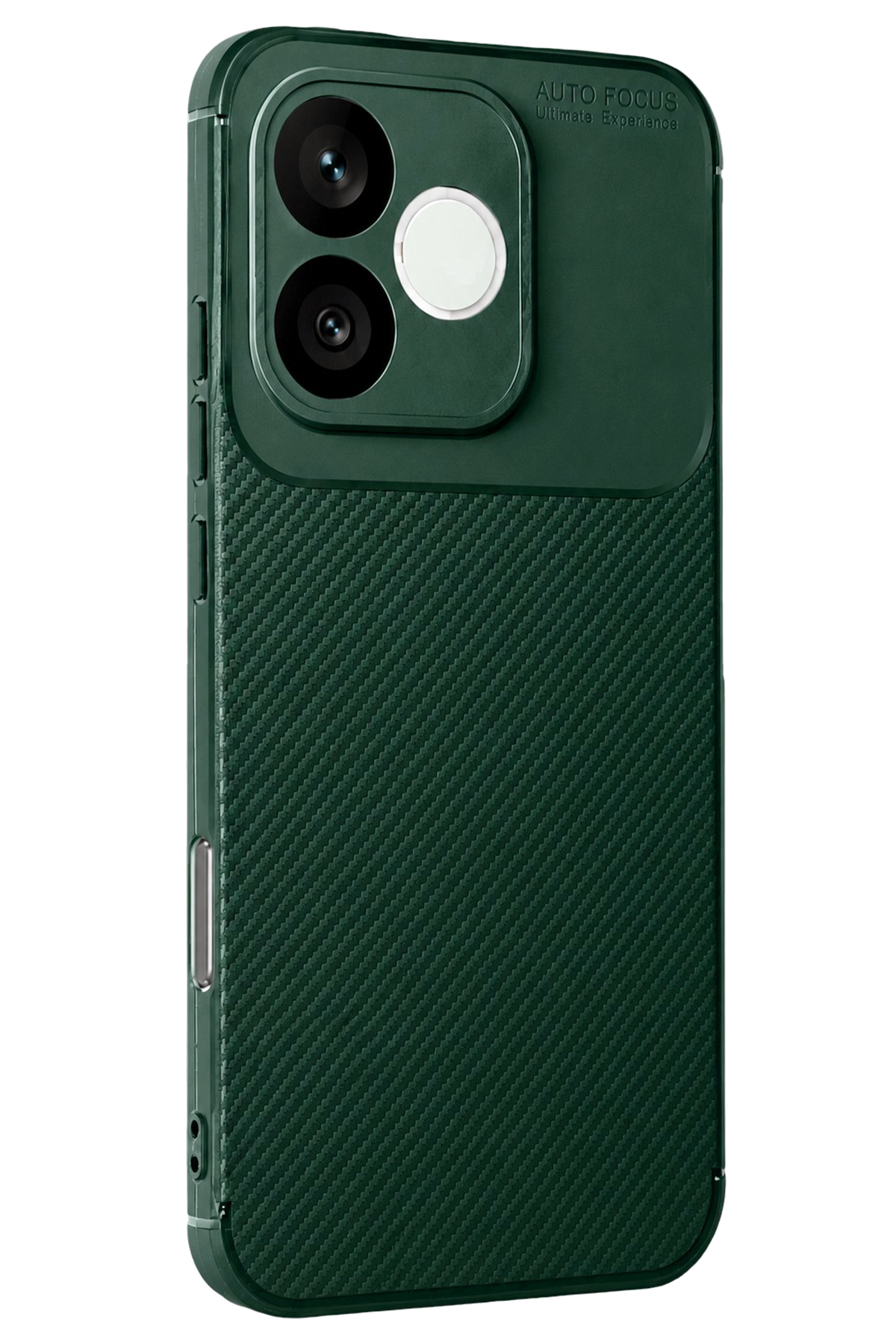 Newface Huawei Honor 600 Lite Auto Focus Karbon Kapak - Koyu Yeşil